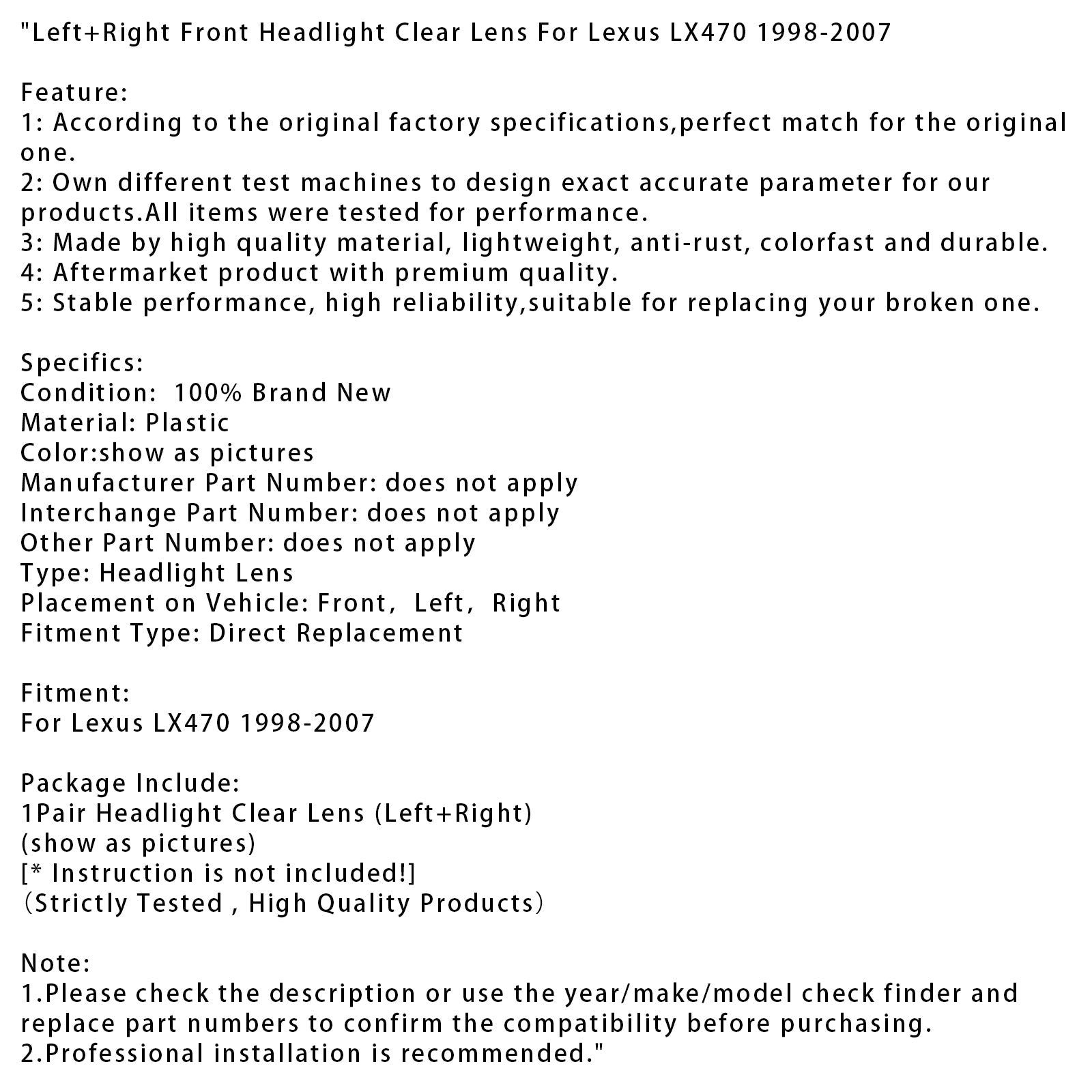 Lexus LX470 1998-2007