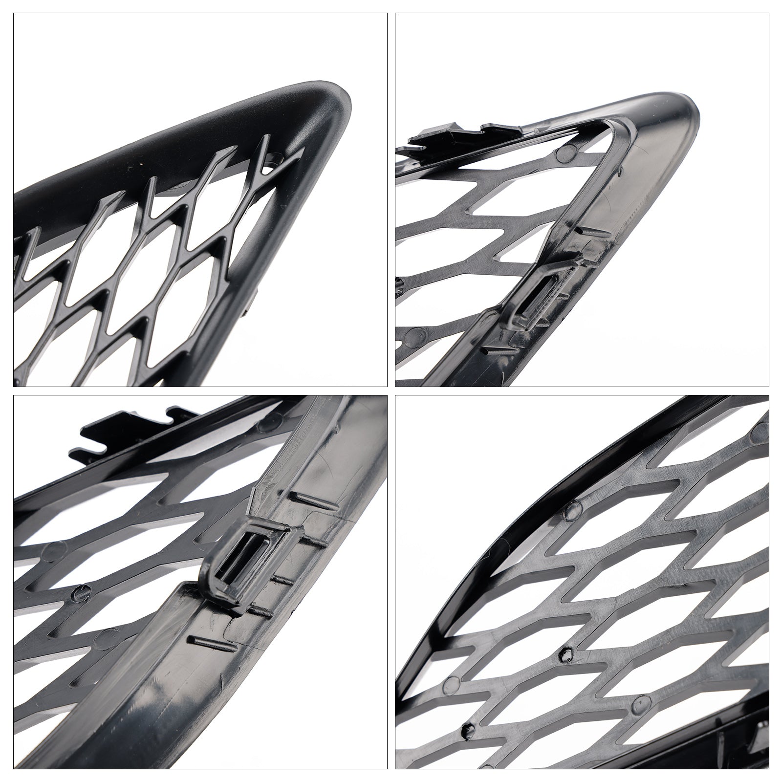 Grid di protezione anti-bruciatura per paraurti anteriore Audi Q7 Sportback 2010-2015, 2 camere