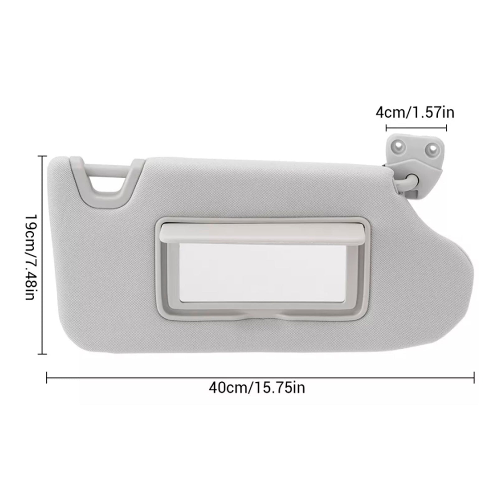 Gray Right Sun Visor dla Nissana Altima 2013-2018 964003TA2A