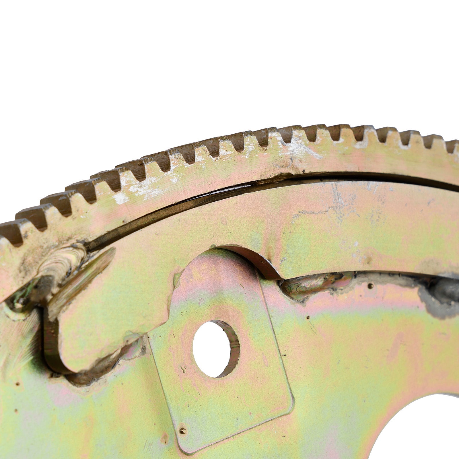 Volant moteur externe en acier zingué blanc 168 dents pour Chevy 454 (1970-1990) - Référence : 1845400