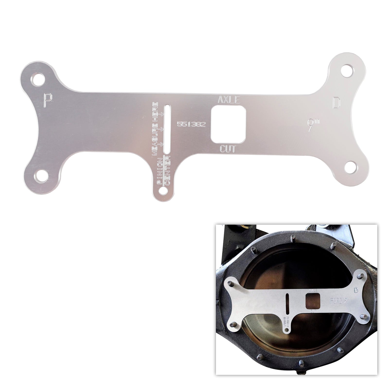 Vodnik za rezanje za zoženje 9 -palčne zadnje osi cevi, zadnjega zobnika za Ford