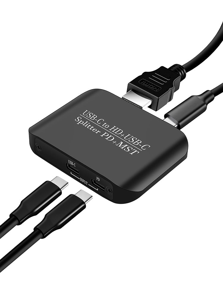 Adaptateur 4K60TYPE-C vers HDMI+TYPE-C, répartiteur d'alimentation pour écrans identiques
