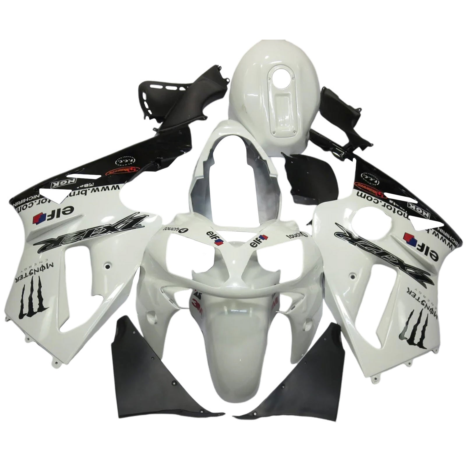 2000-2001 KAWASAKI ZX12R KIT Injekcije Corrier Plastic ABS