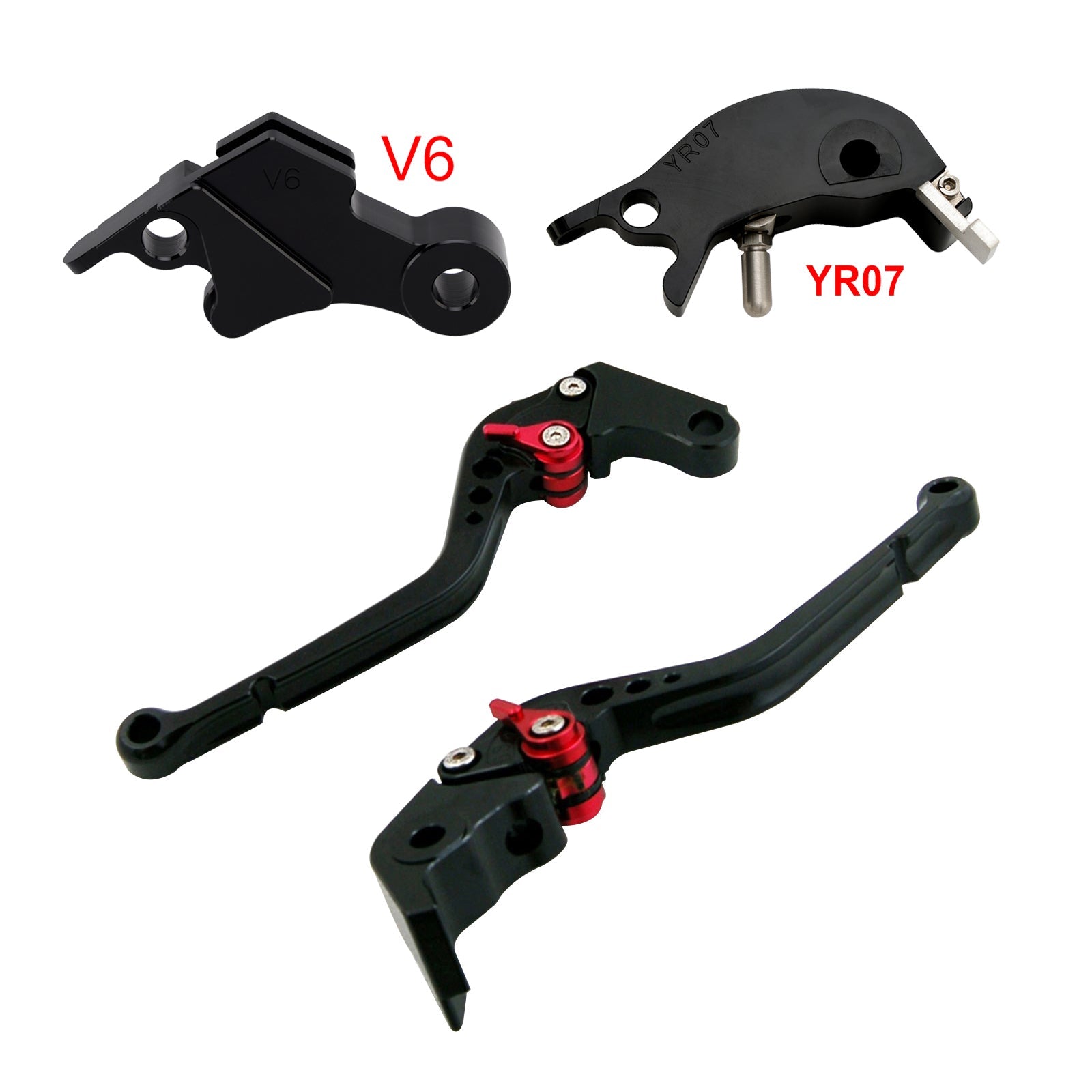 Levier de frein et d'embrayage long compatible avec YAMAHA XSR900 XSR900GP MT-09 MT-09SP 2024-2025