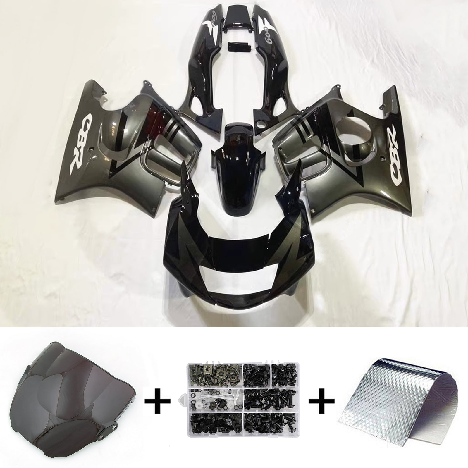 Injectie kuip kit carrosserie plastic abs voor Honda CBR600 F3 1997-1998