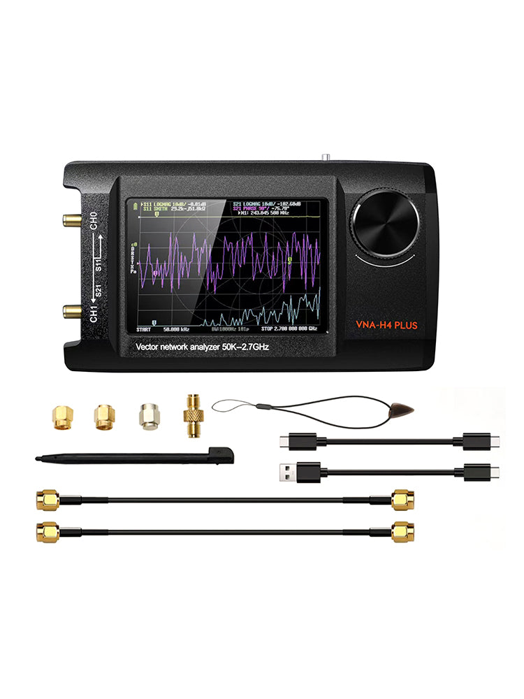 Analyseur VNA SeeSii 50 KHz à 6.3 GHz - Écran Tactile 4" - Pour Antennes, Filtres, Câbles - Livré Avec Batterie