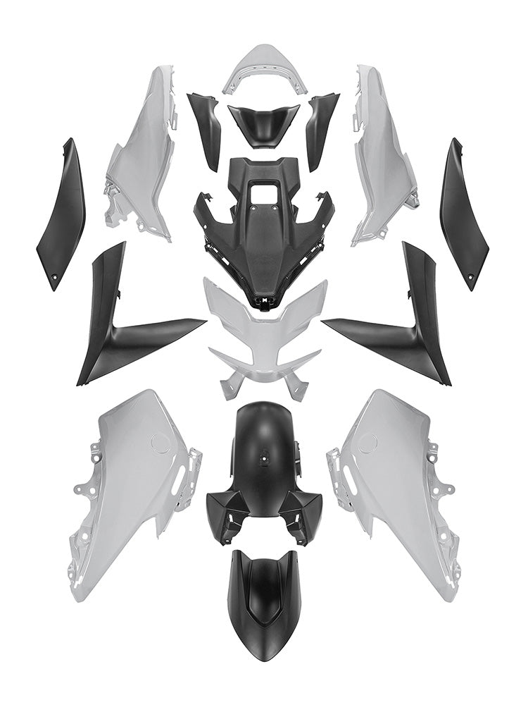 Kit van Corrigendum Corrier in Injection ABS Plastic voor Yamaha T-Max 560 2022-2024 02#