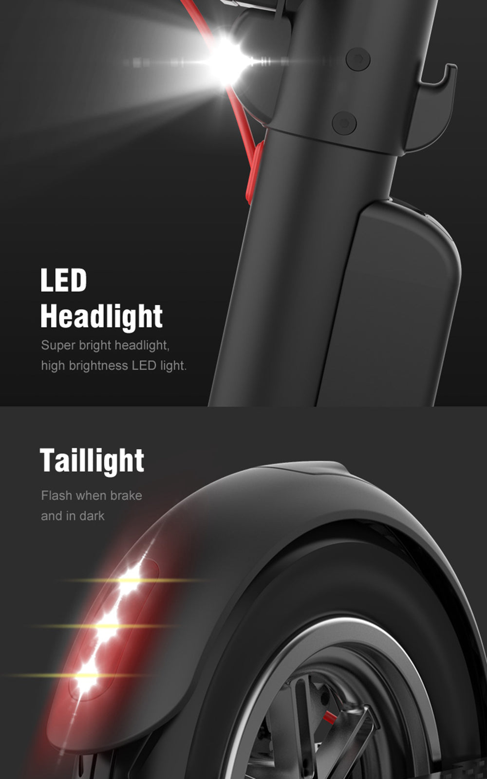 10-calowa składana hulajnoga elektryczna o mocy 350 W i zasięgu 45 KM do dojazdów do miasta dla dorosłych