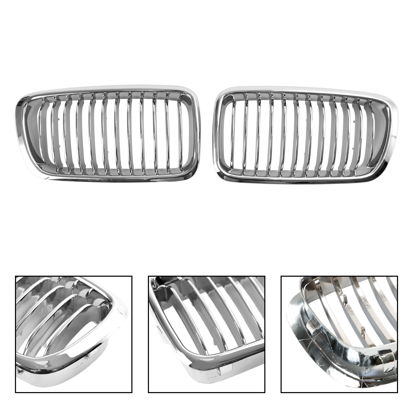 Grill de riñón frontal de 2pcs para la parrilla de riñón para BMW 7 E38 1994-2001