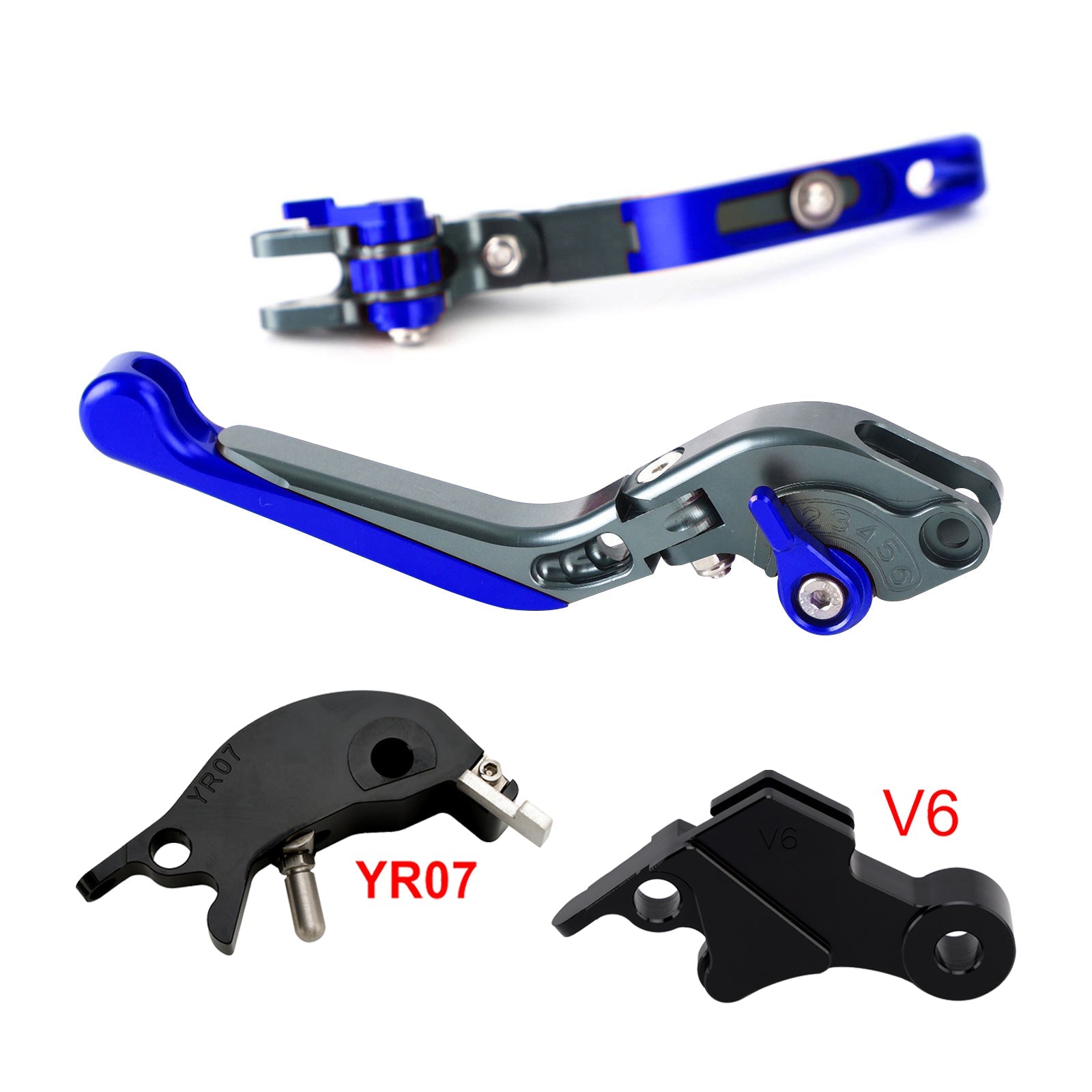 Levier de frein et d'embrayage réglable compatible avec YAMAHA XSR900 XSR900GP MT-09 2024-2025
