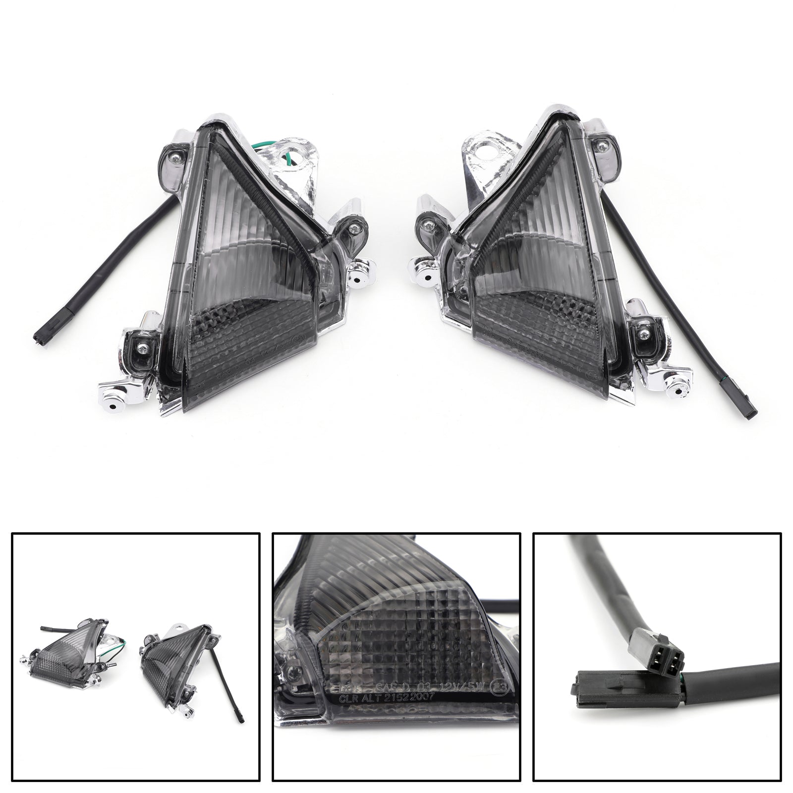 Clignotants avant fumés pour Kawasaki ZX10R 2004-2005