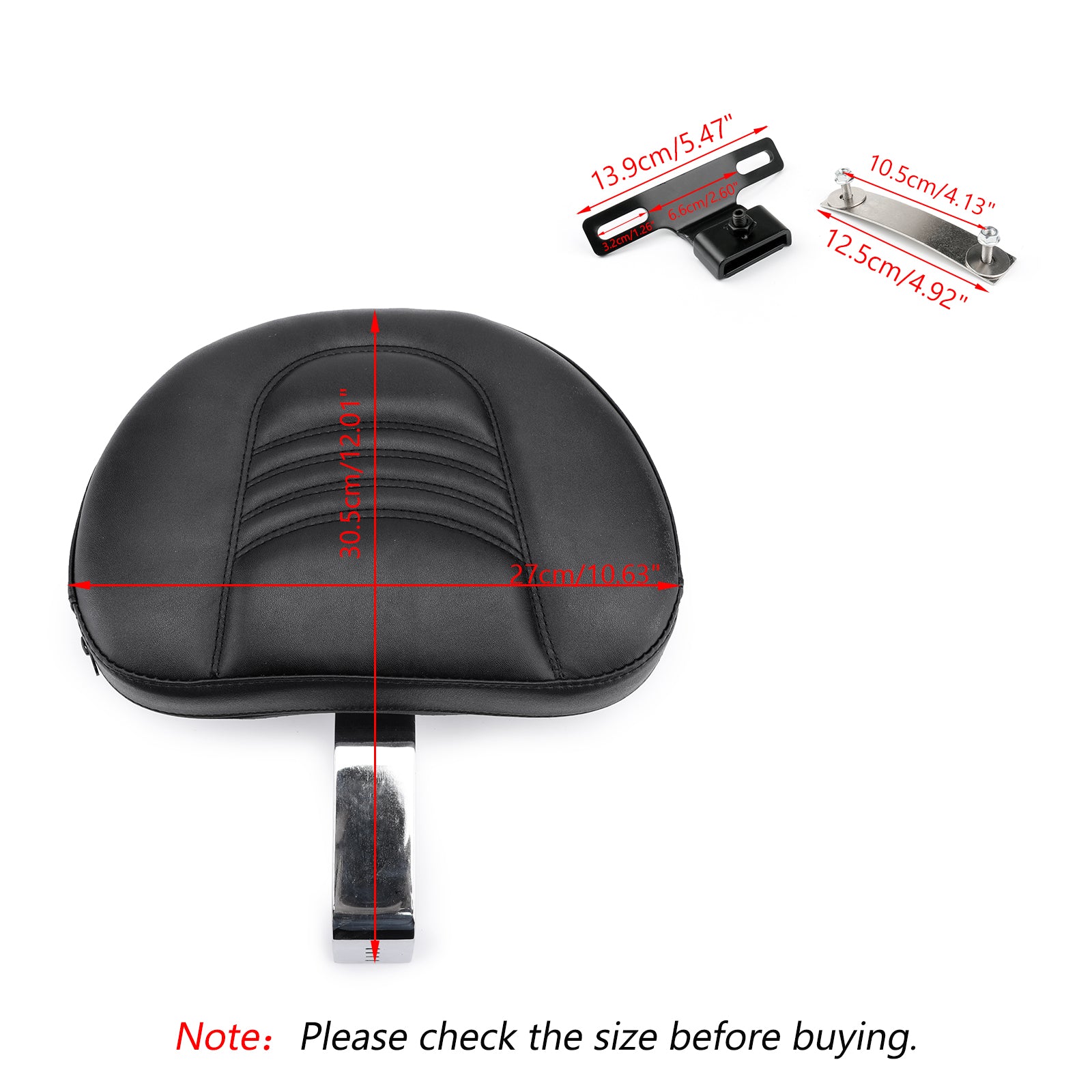 Moottoripyörän Sissy Bar Rider -selkänojasarja sopii Fatboy Heritage Softail 2007-2017 -malleihin