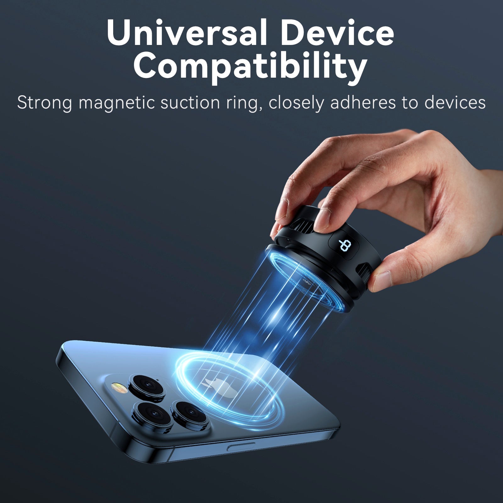 Radiatore di ricarica wireless per trasmissioni in diretta sul telefono cellulare, semiconduttore magnetico