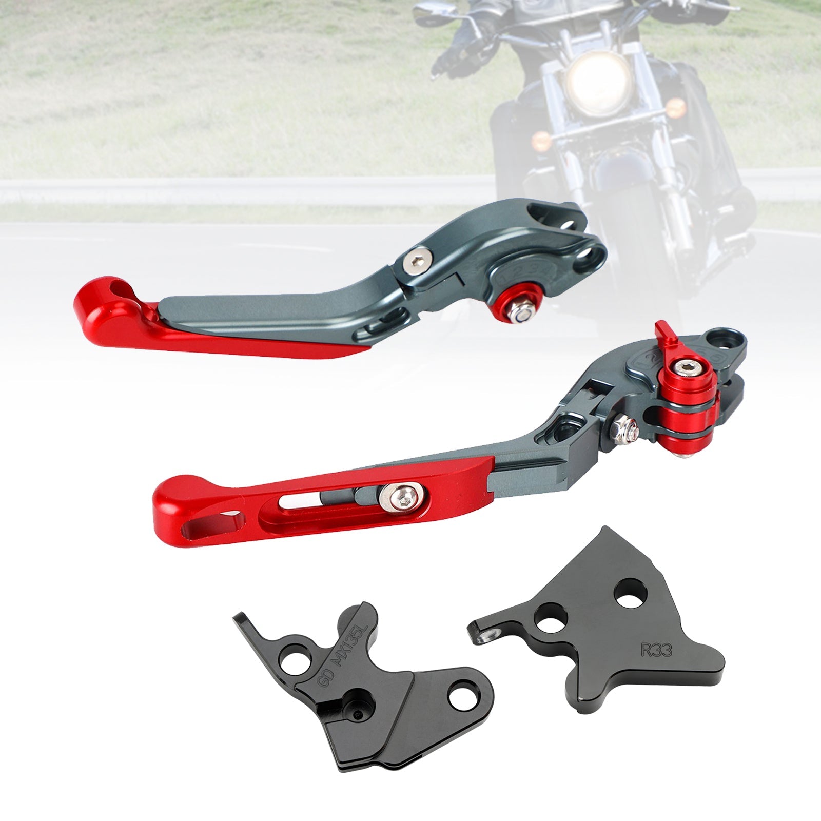 Leva del freno frizione regolabile per Yamaha YBR125 2005-2014