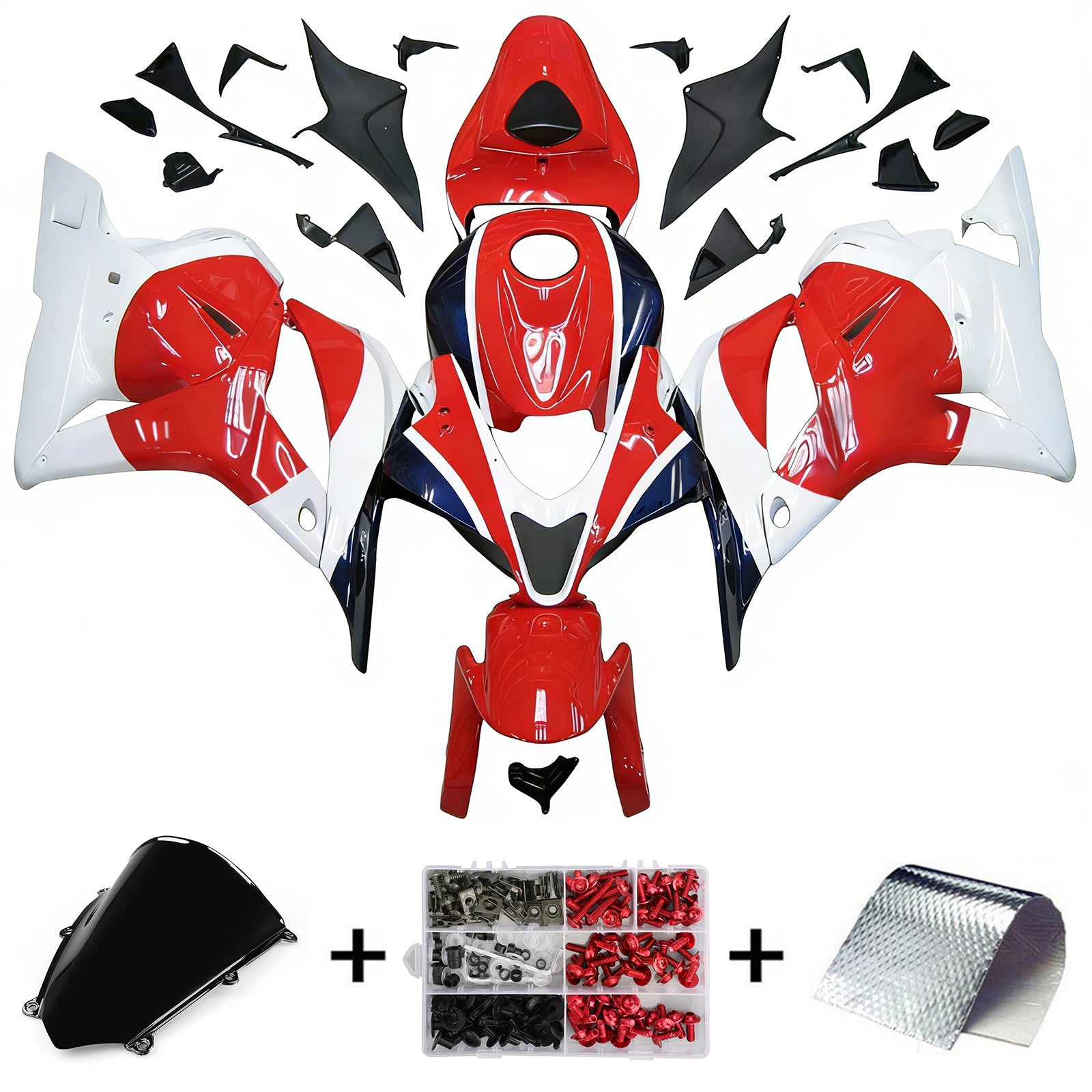 Kit de carénage injecté en plastique ABS pour Honda CBR600RR 2009-2012 F5