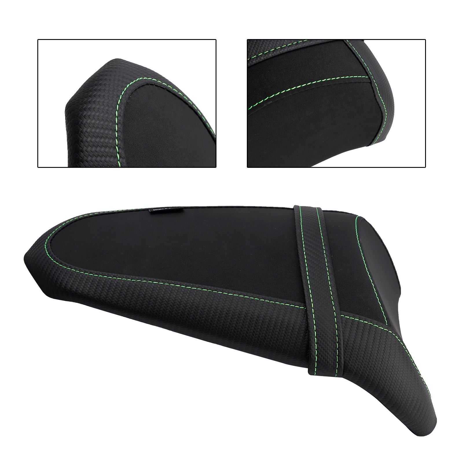 Coussin de selle passager arrière plat en polyuréthane pour Kawasaki Ninja Z650 (2017-2025).