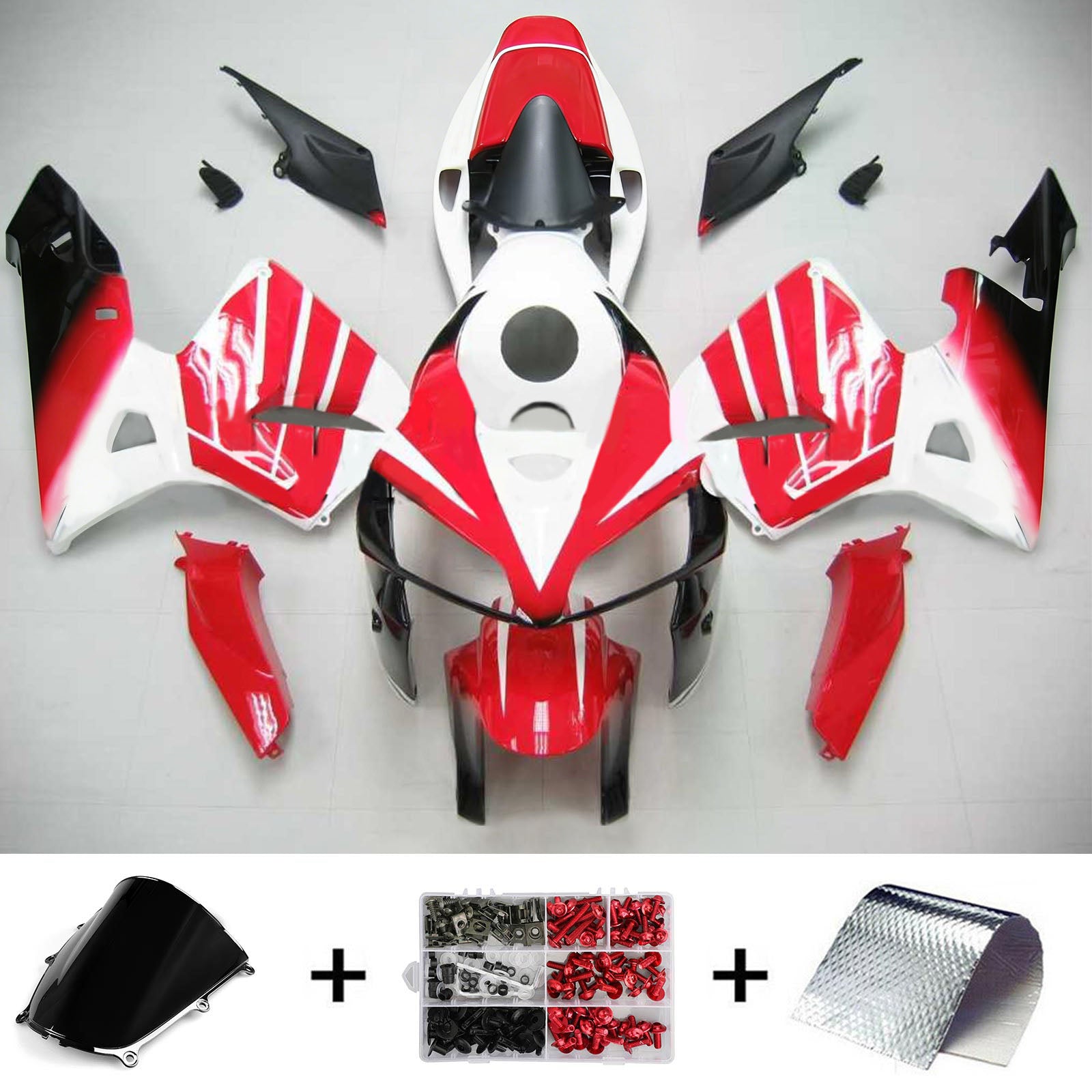 Kit de carénage par injection, carrosserie en plastique ABS pour Honda CBR600RR 2005-2006 F5
