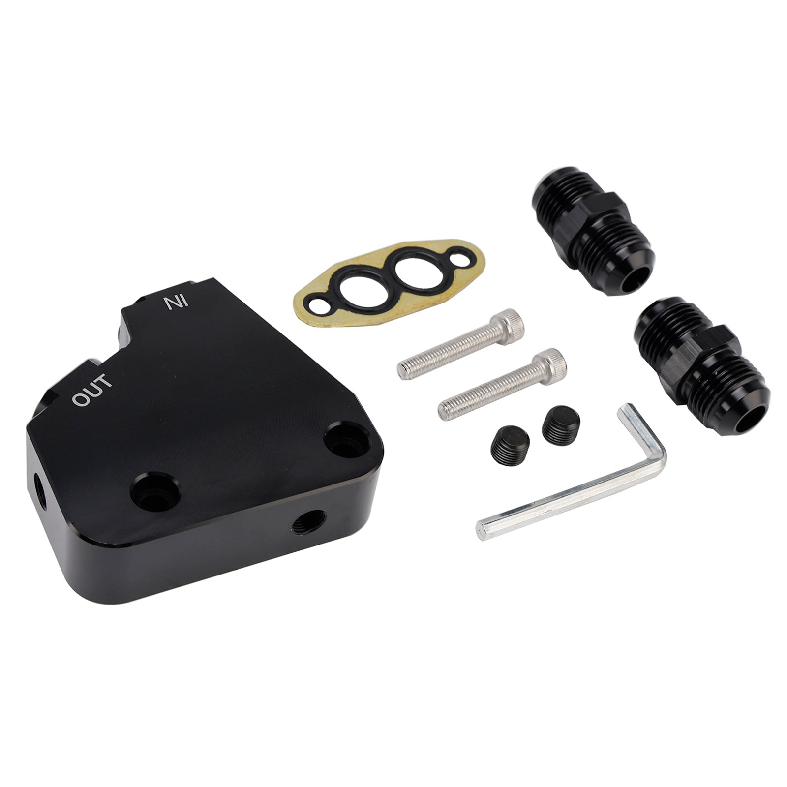 Komplet d'adapter za hladilnik&Motorno olje za Corvette GM LS LS1 LS2 LS3 LS6 (5 kosov) 2005-2019