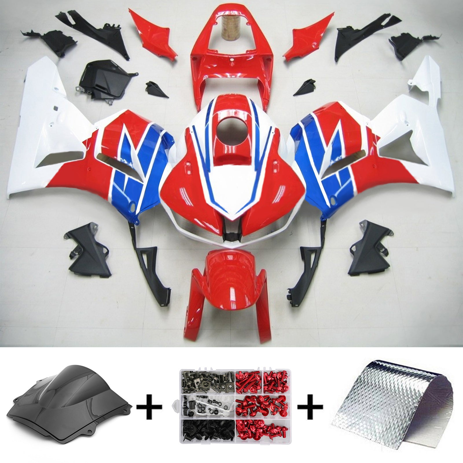 Kit de carénage injecté en plastique ABS pour Honda CBR600RR 2013-2026 F5