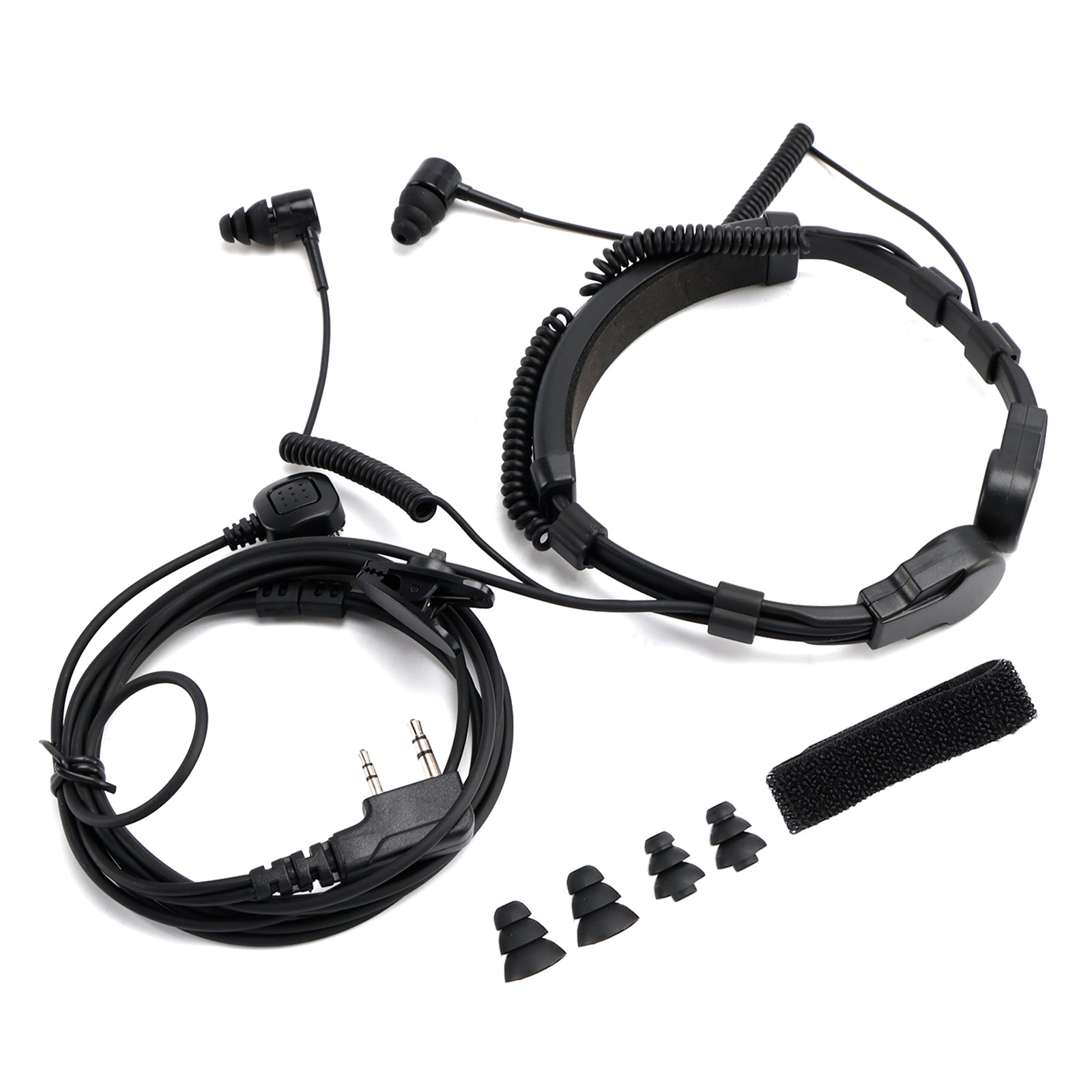 Casque anti-vibrations télescopique K-Head pour TK-208, TK-220, TH-D7 et TH-F6