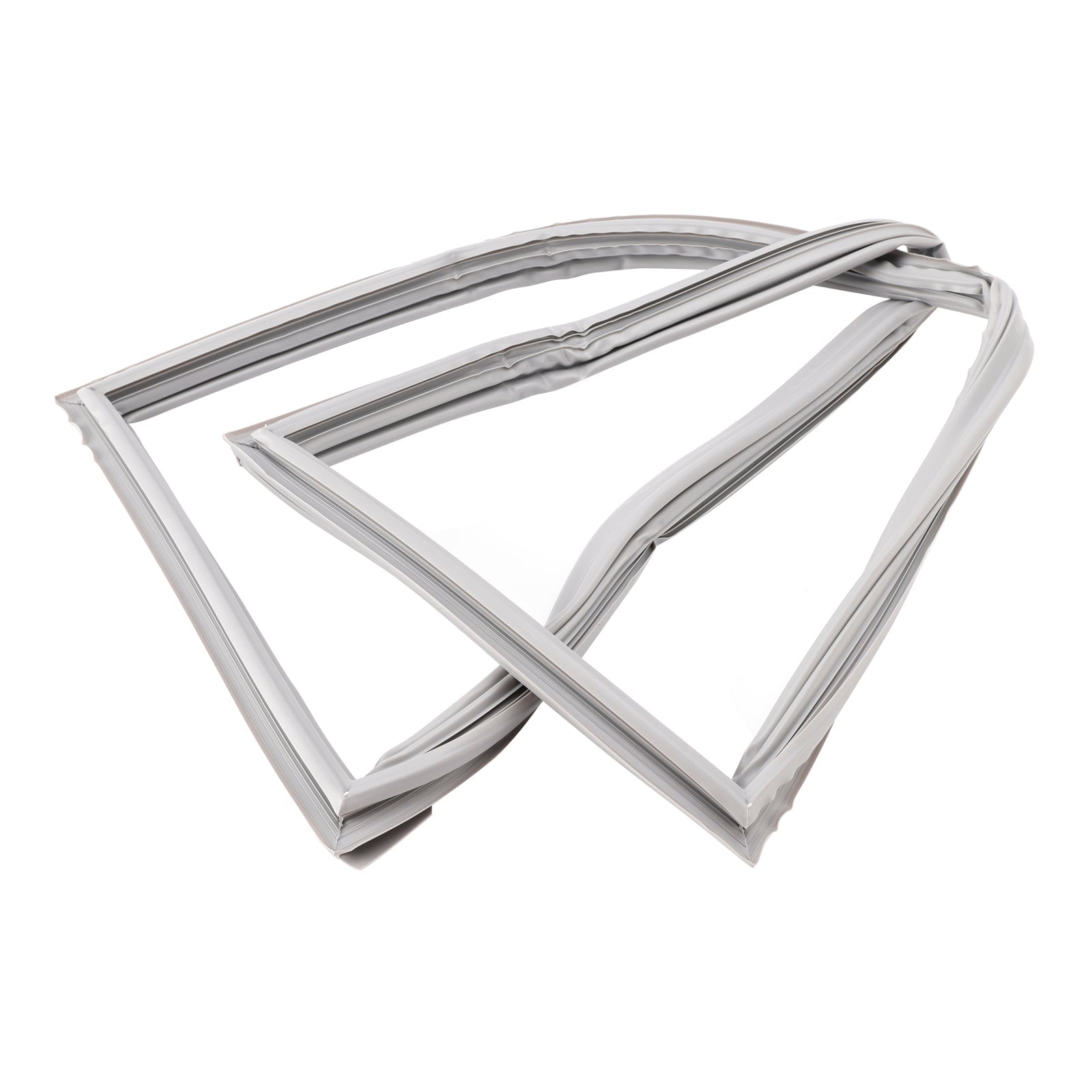 Junta de refrigerador de puerta francesa (gris, lado izquierdo) compatible con Kenmore AP6027227 (W10830048)