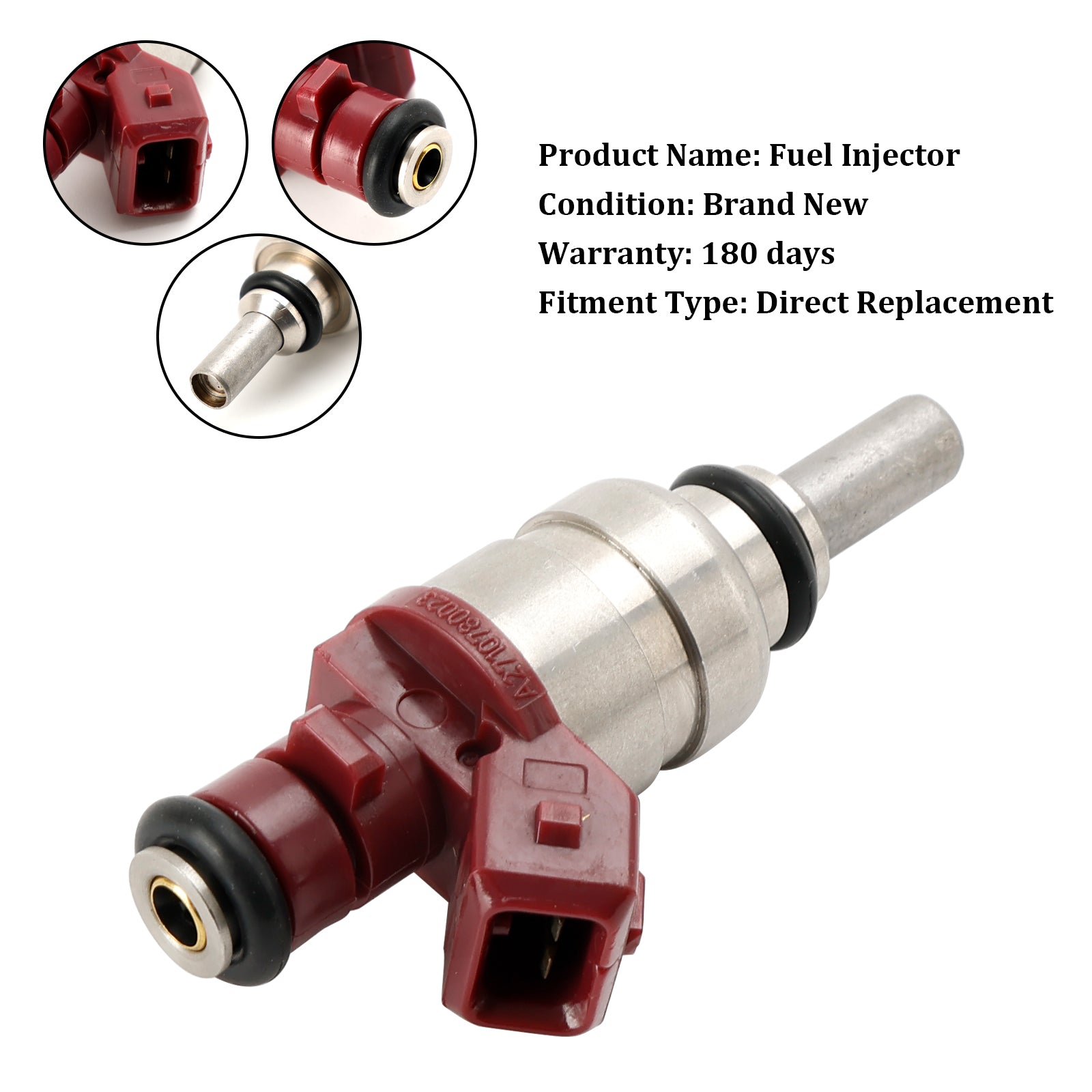 1pcs Inyector de combustible A2710780023 para Mercedes Benz C-Class CLK-CLK 1.8L