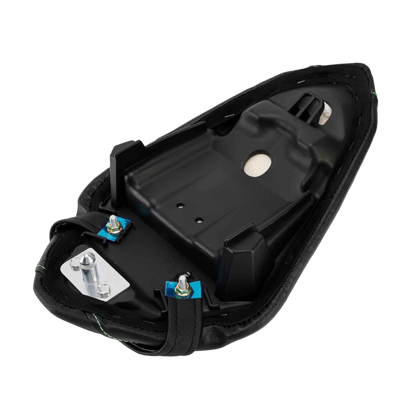 Cojín de pasajeros del pasajero trasero poliuretano negro para kawasaki ninja 500 z500 2024-2025