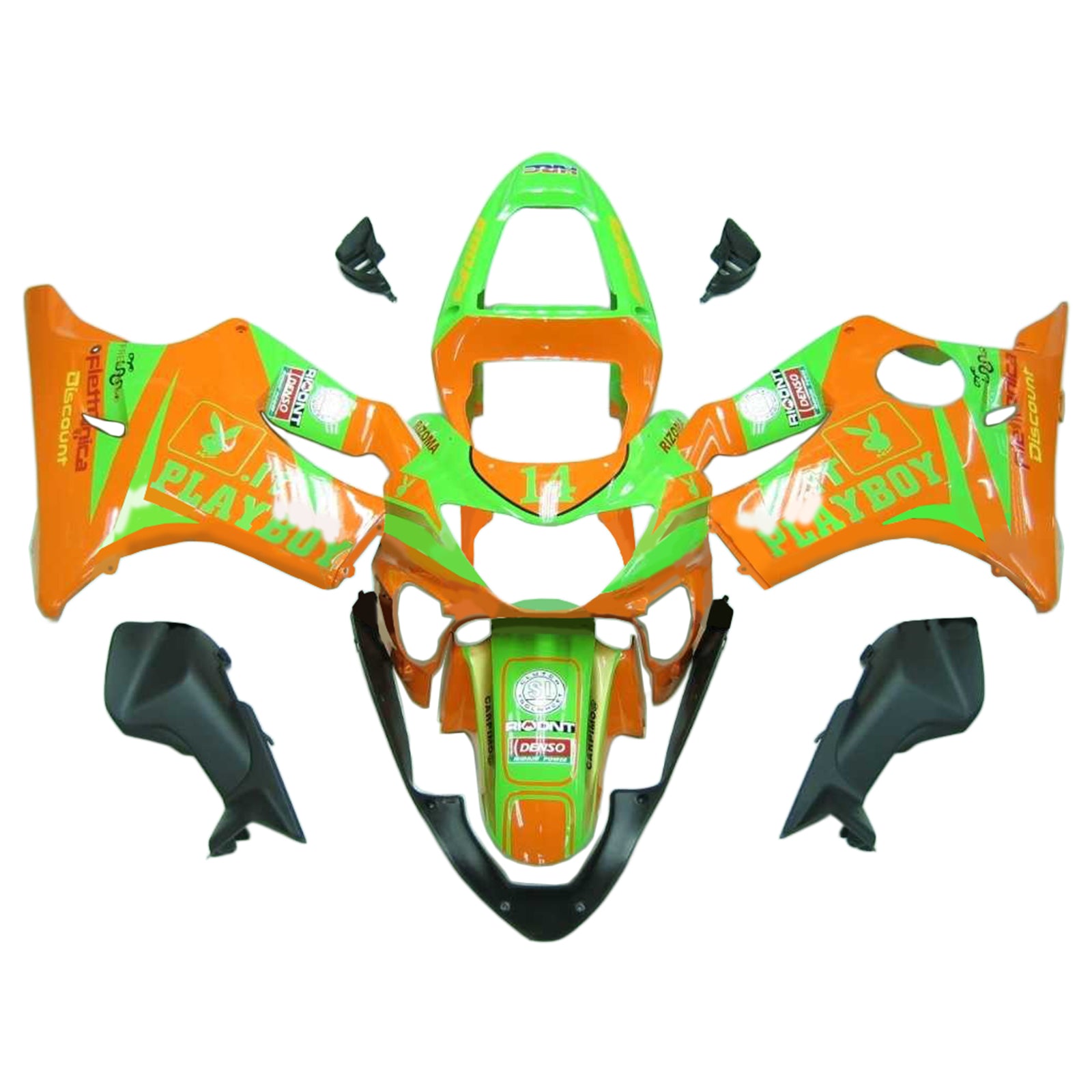 Injectie kuipkit, ABS Plastic Body voor Honda CBR600 F4I 2001-2003