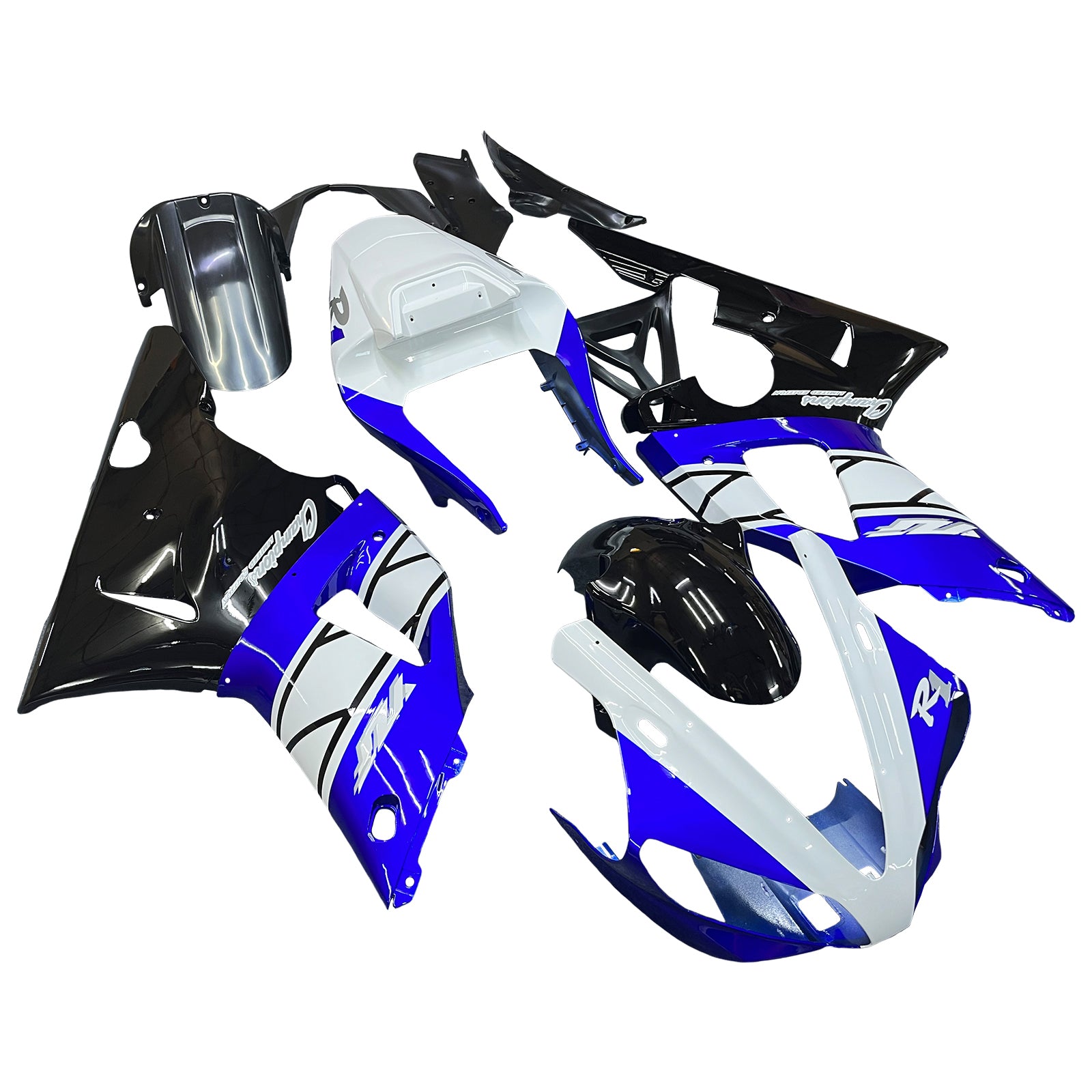 ABS Plastic Kairing Kit voor Yamaha YZF 1000 R1 2000-2001