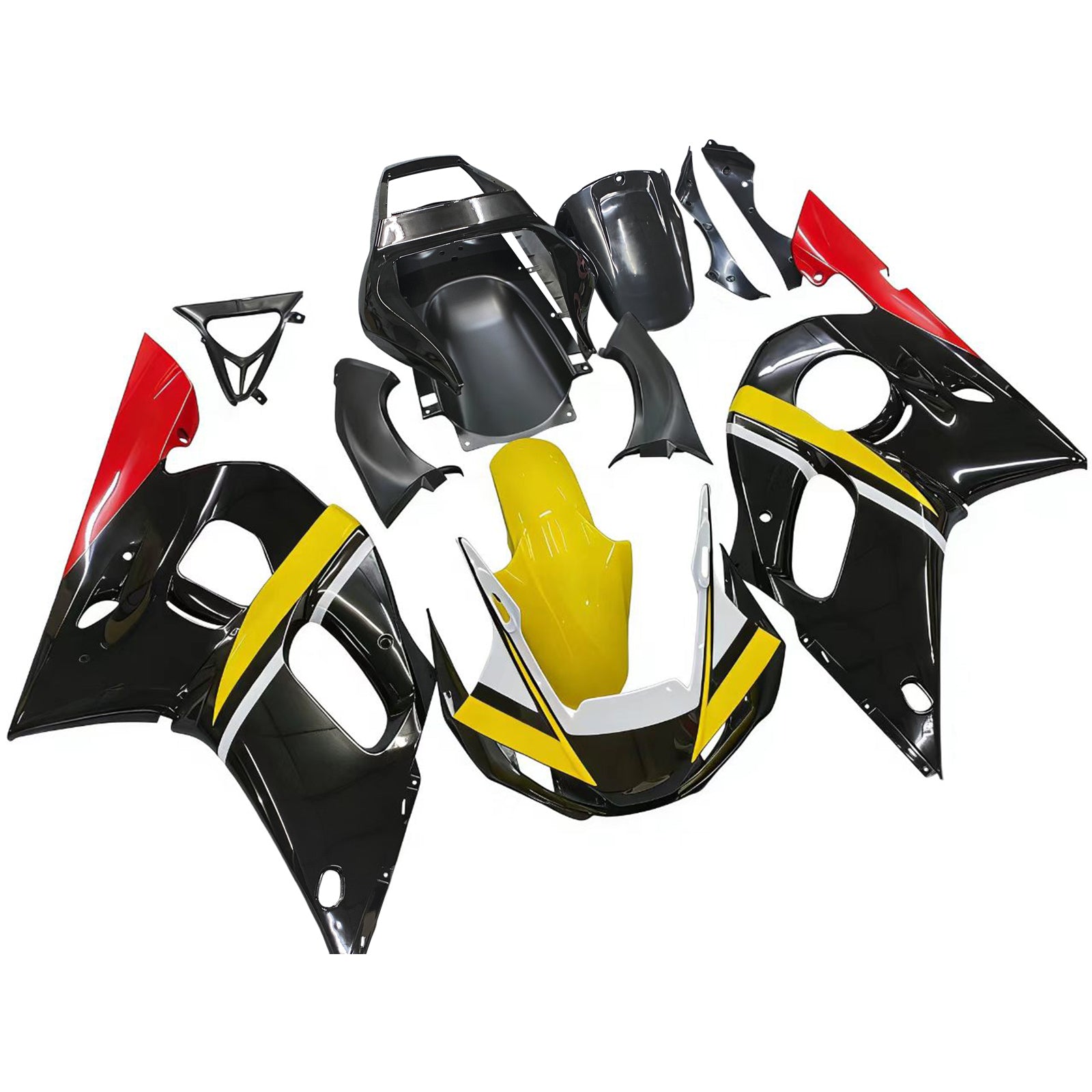 Kit de carénage à injection en plastique ABS pour Yamaha YZF 600 R6 1998-2002