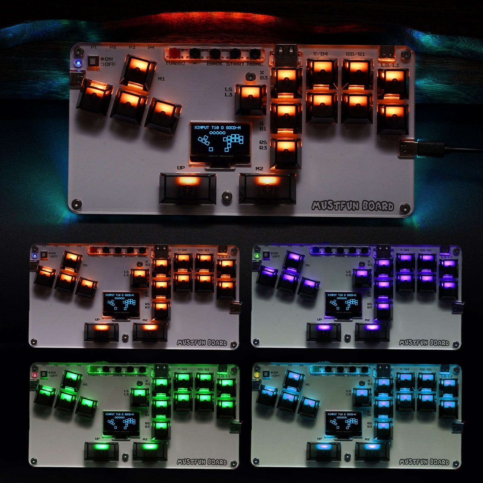 MENSFUN HITBOX mini Stick brez palice za PC/PS3/PS4/Switch itd.