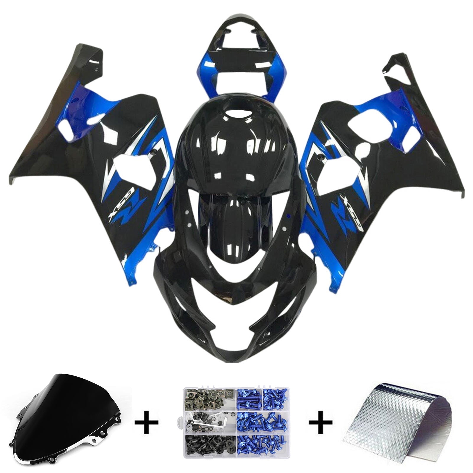Kit carena iniezione Suzuki GSXR 600/750 K4 2004-2005 Carrozzeria in plastica ABS