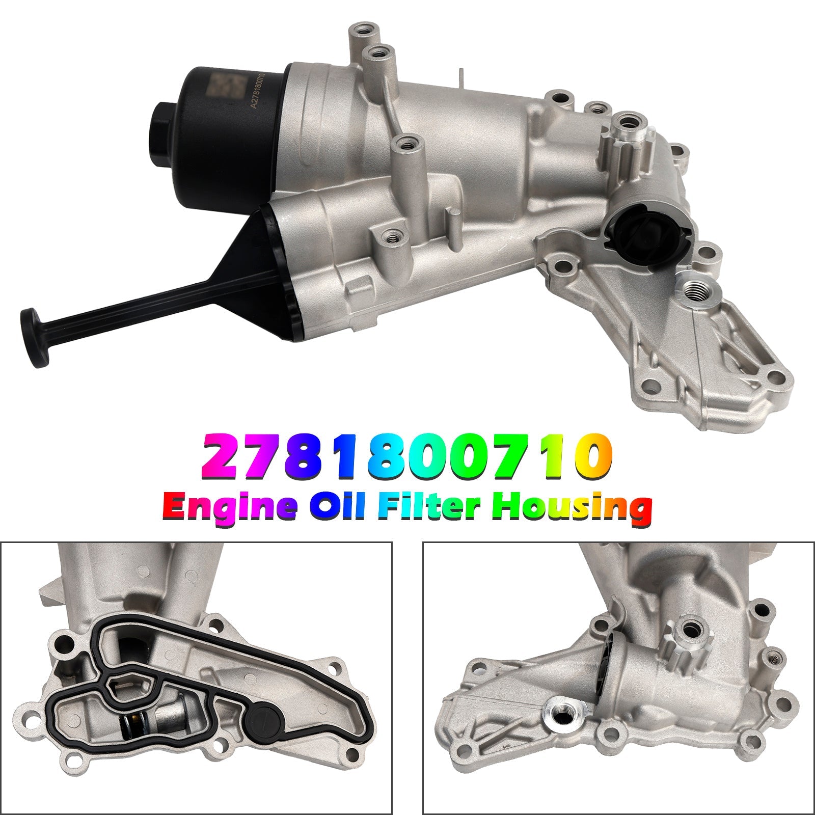 Ohišje filtra motornega olja 2781800710 2781800009 za Mercedes-Benz S63 AMG W217W221/W222C217/C222/A222/A217 2011–2017