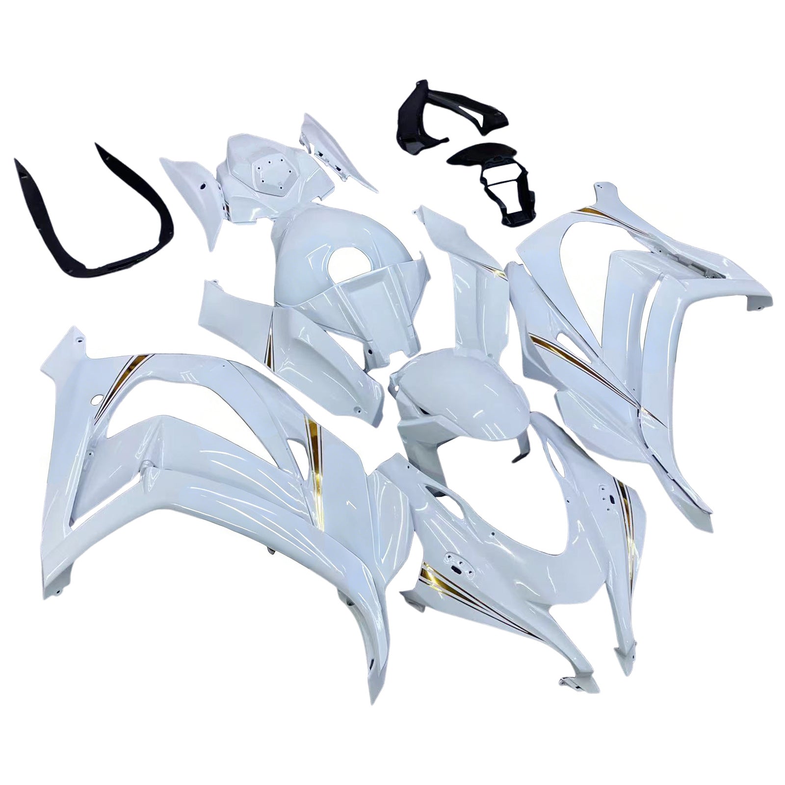 Kit de carénage en plastique ABS injecté compatible avec Kawasaki ZX10R 2016-2020