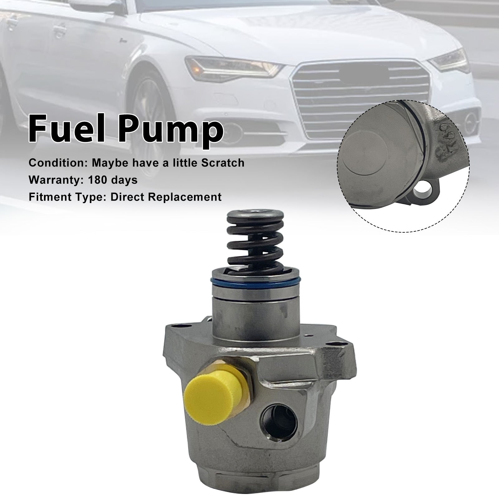 Pompe à carburant haute pression pour Audi A7 Quattro V6 3.0L (2016-2018) - Références : 06E127026D, 706032250, HFS034142D