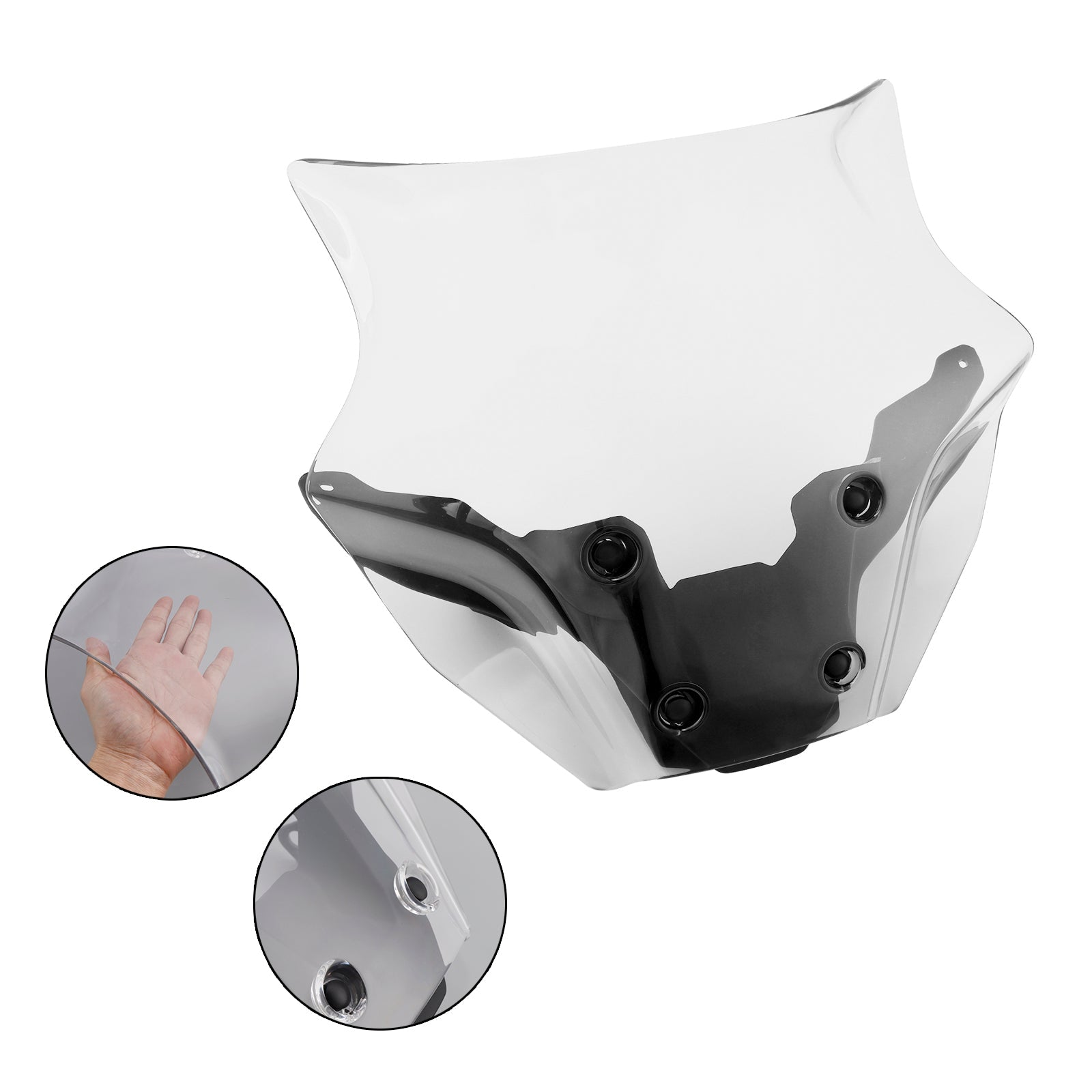 Vetrobransko steklo + podpora za Yamaha MT-09/SP 2024-2025