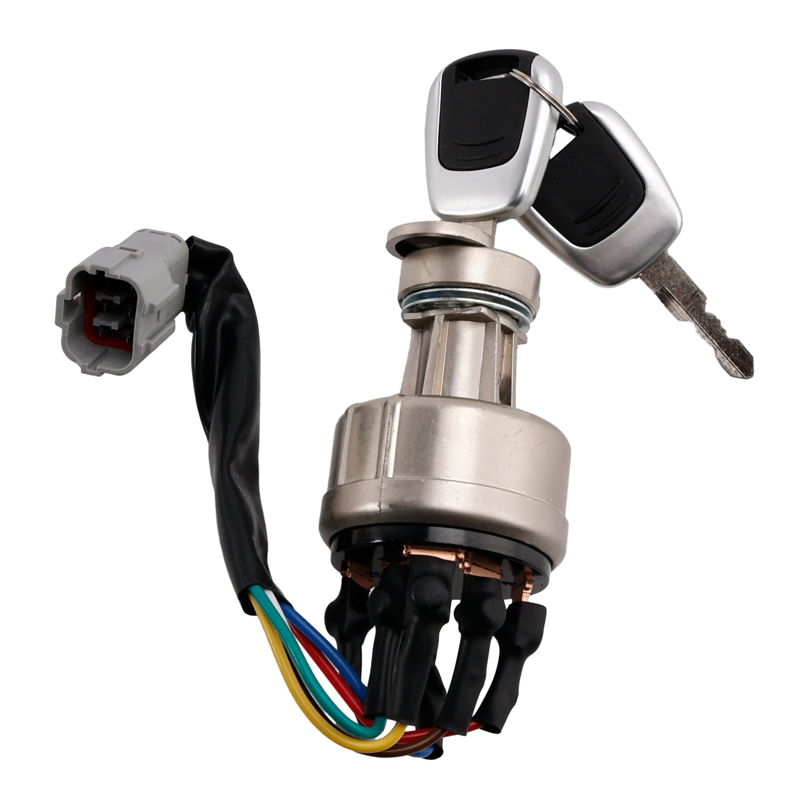 Interrupteur d'allumage et de démarrage avec 2 clés pour pelle Hyundai R150, R220, R215, R225-7-9 (21Q4-00090)