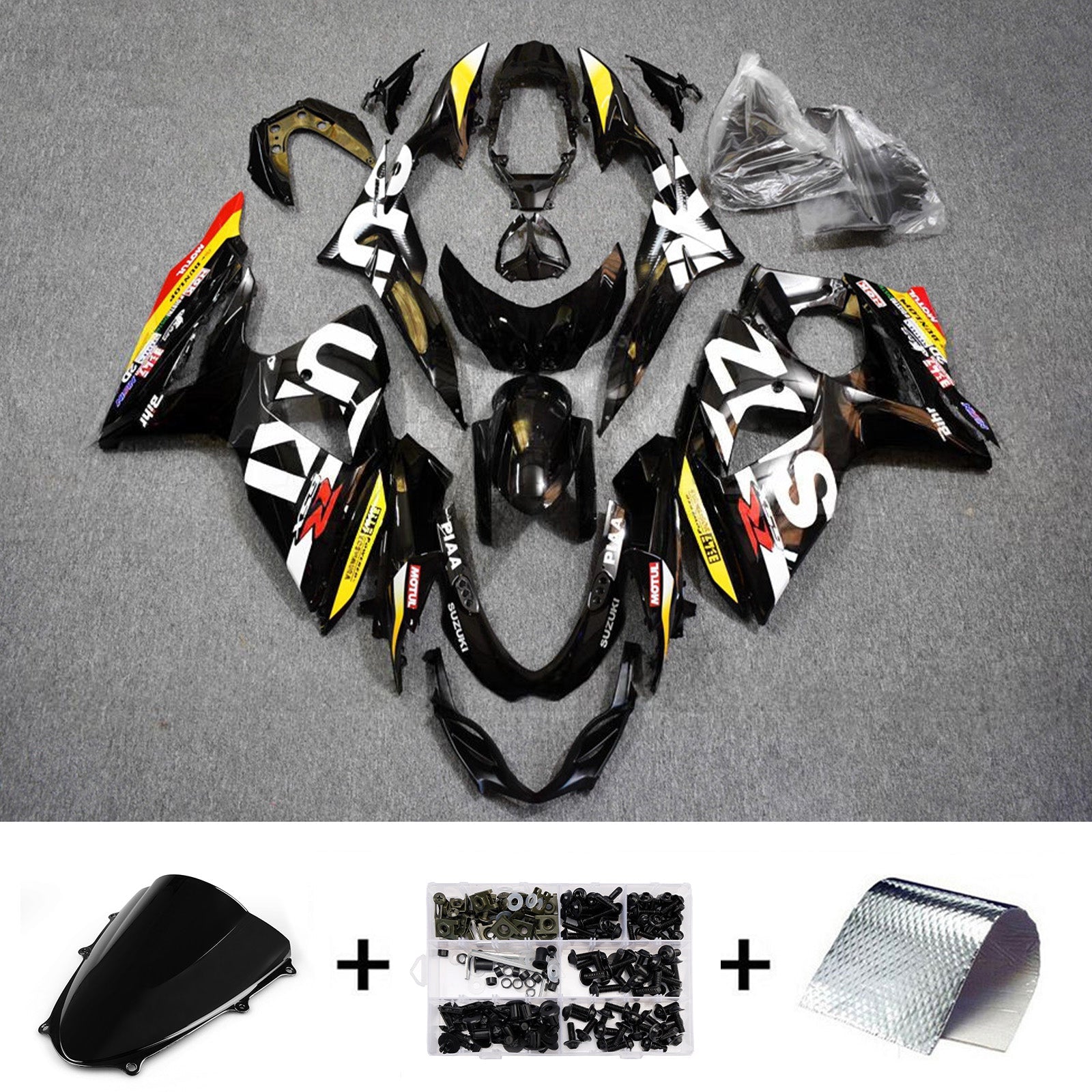 ABS kunststof geïnjecteerde kuipset voor Suzuki GSXR1000 2009-2016 K9