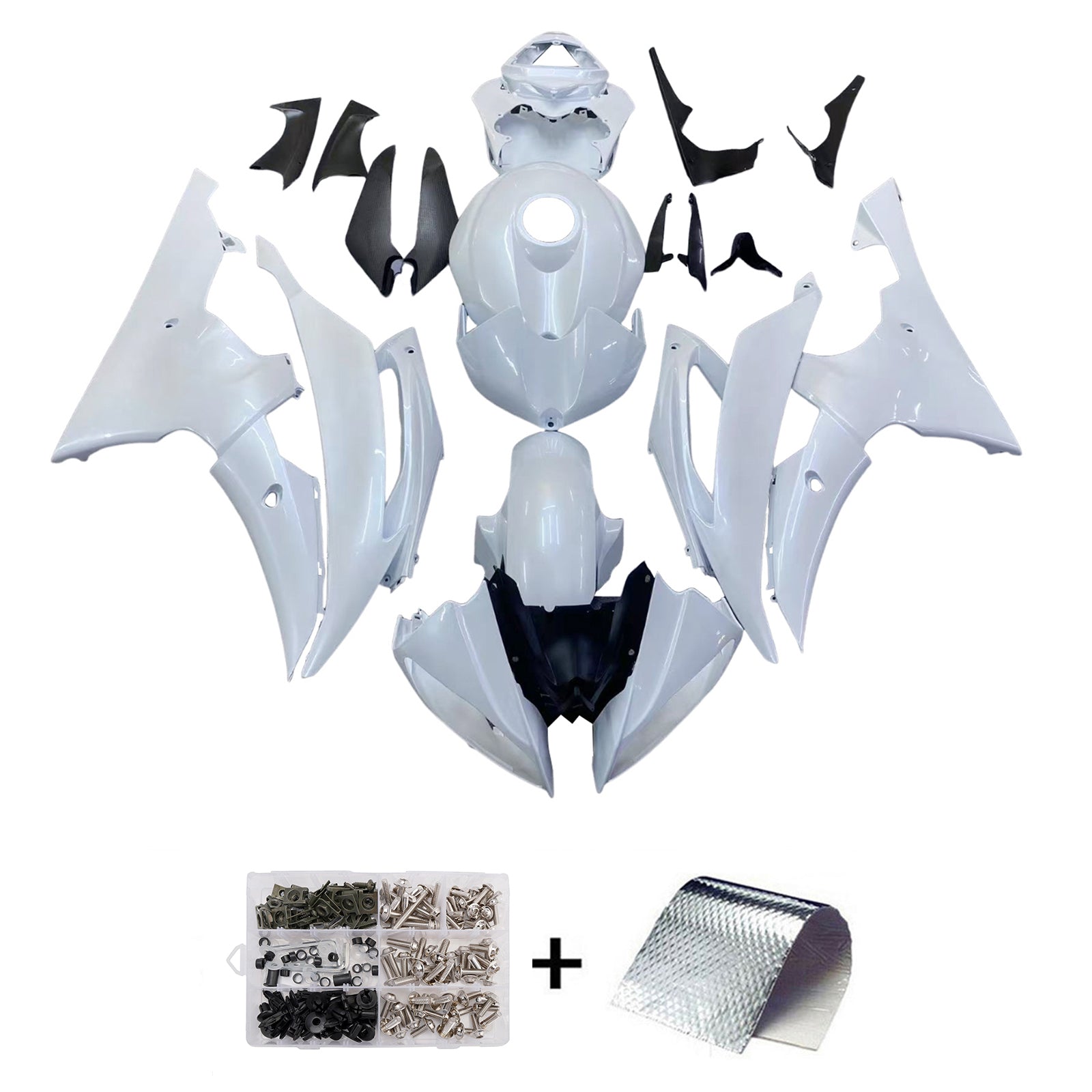 Kit de carenado de plástico ABS para Yamaha YZF 600 R6 2008-2016