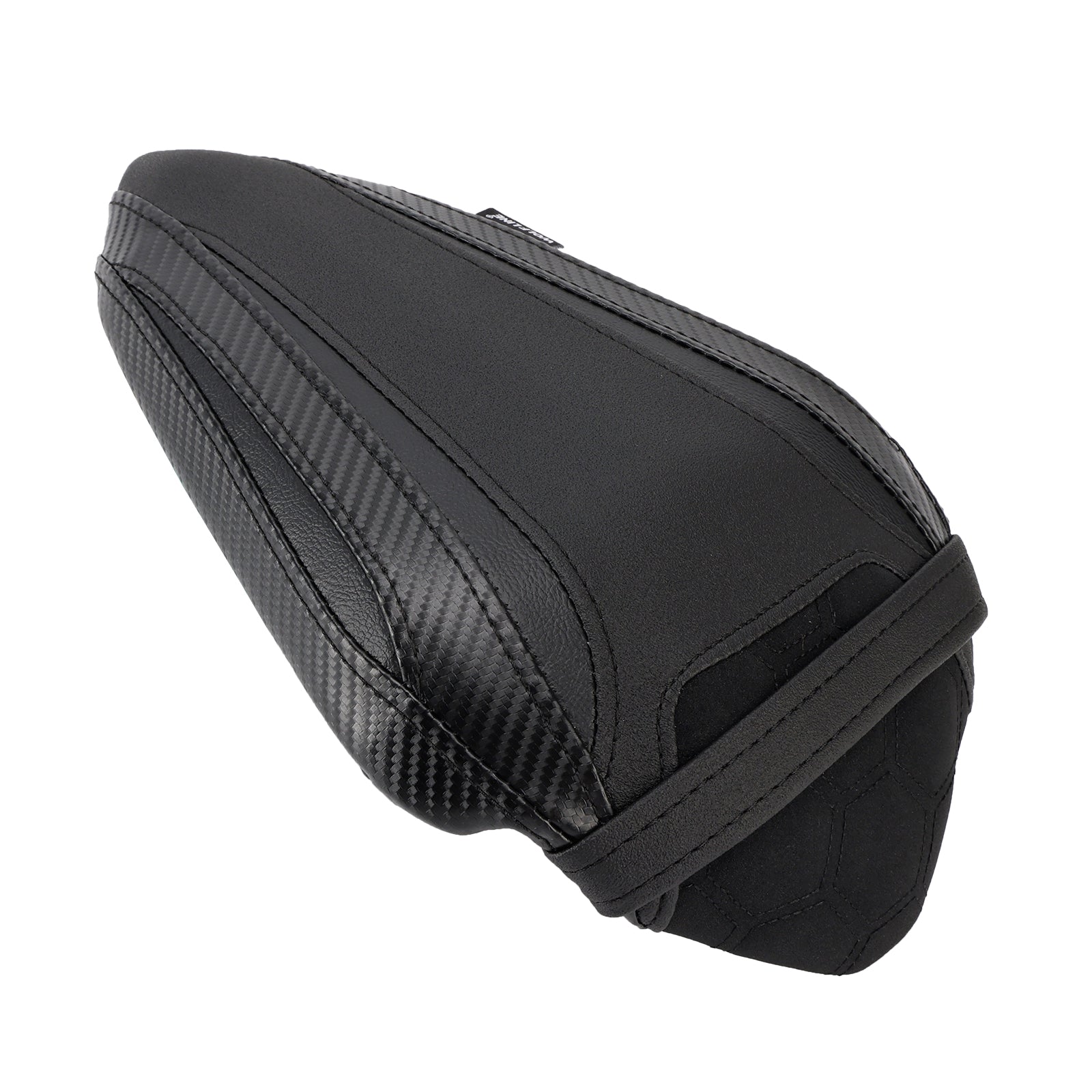 Cojín de pasajeros del pasajero trasero poliuretano negro para kawasaki ninja 500 z500 2024-2025