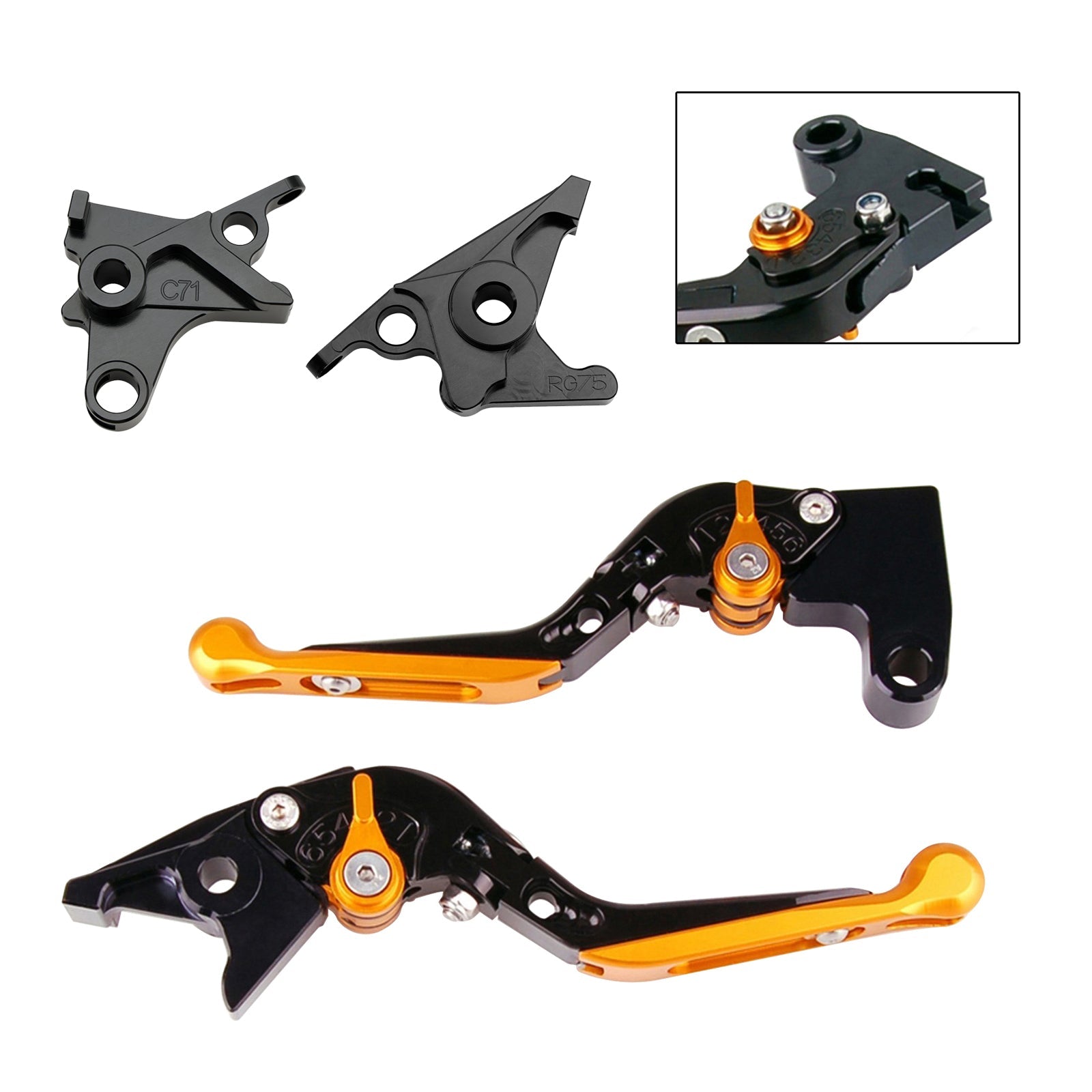 Levier de frein et d'embrayage réglable pour BMW R NINE T / PURE / RACER 2017-2023