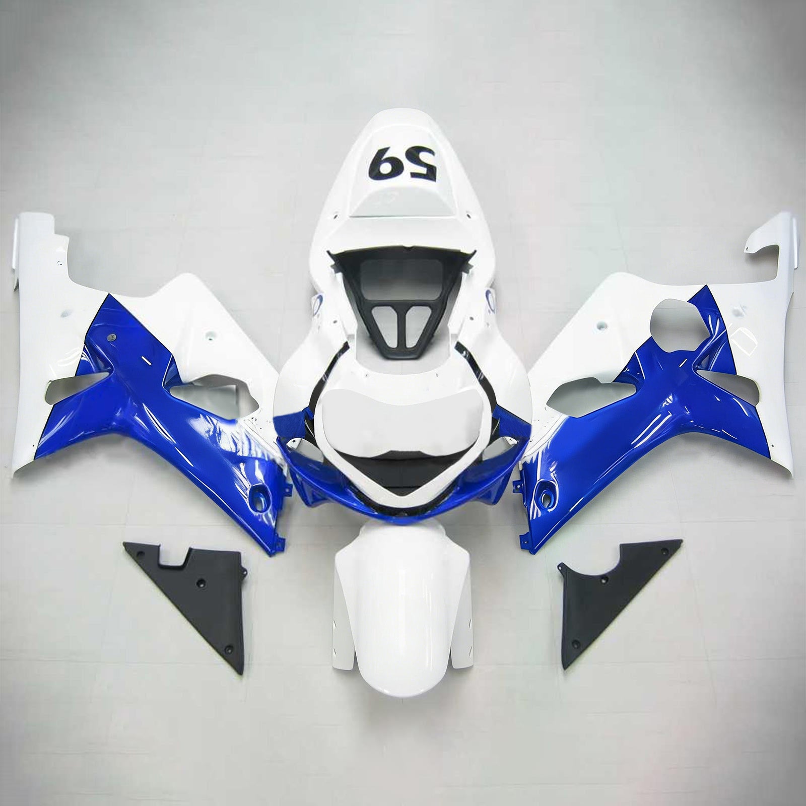 Kit de carénage par injection, carrosserie en plastique ABS pour Suzuki GSXR1000 2000-2002 K1 K2