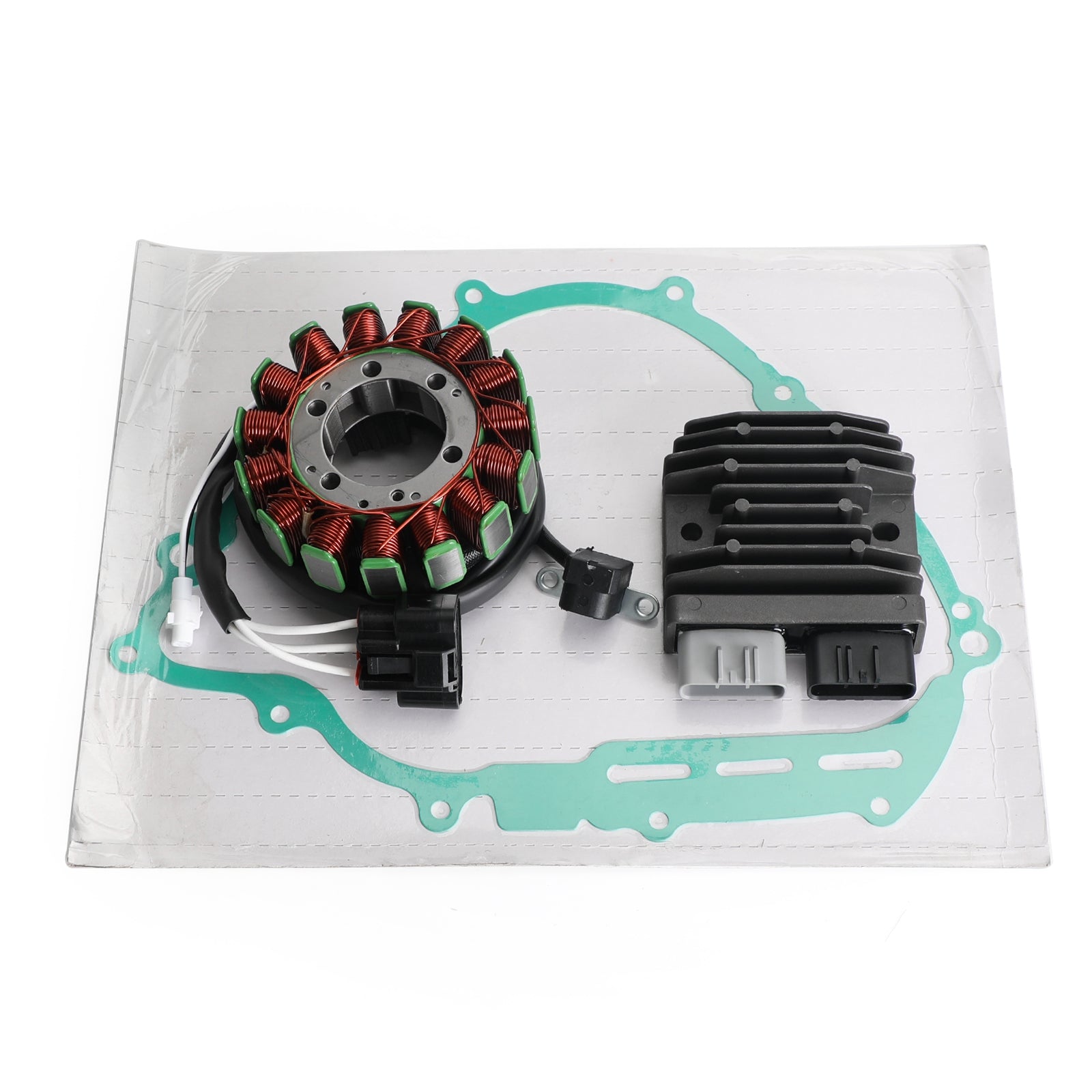 Regulator + Stator + zestaw uszczelek do Yamaha YFM 550 700 Grizzly Kodiak 700 09-22