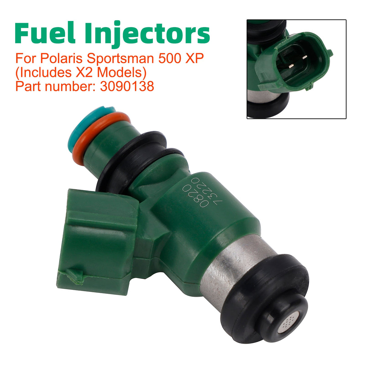 Injecteurs de carburant 3090138 pour Polaris Sportsman 500 XP (y compris les modèles X2)