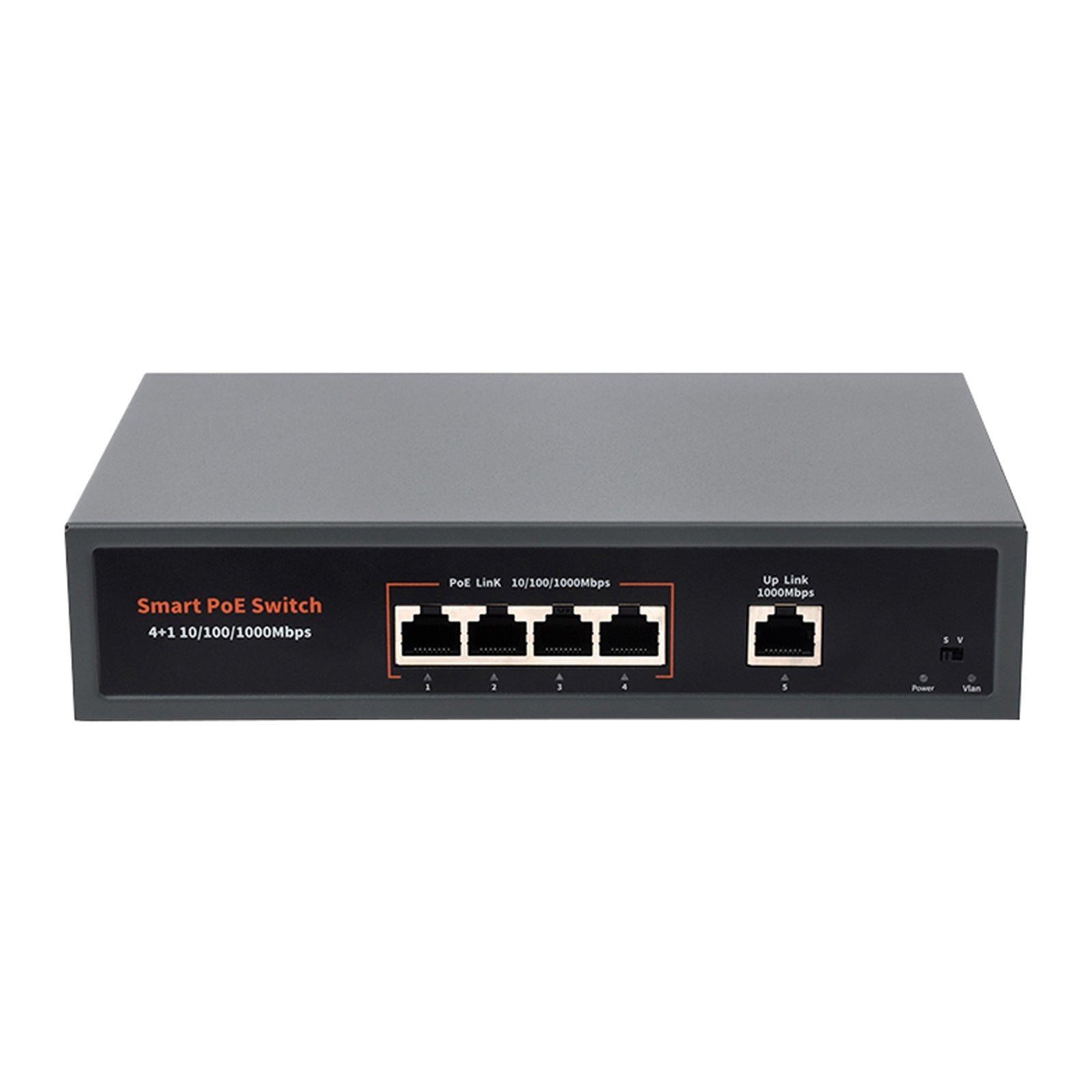 Przełącznik Gigabit Ethernet Poe o mocy 120 W. Port 10/100/1000M Adaptacyjny Plug Play 4 sieci