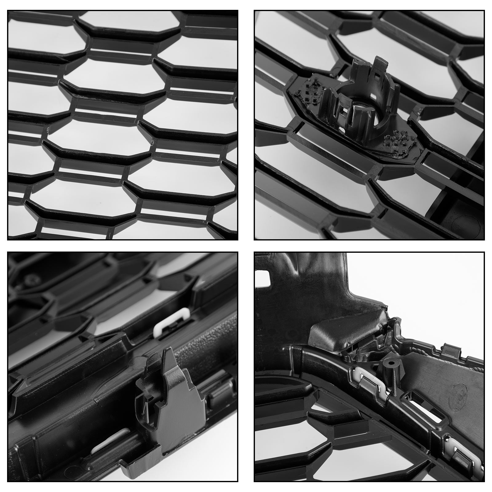 Grille voorste stijl neststijl RS3 voor Audi A3 S3 S3 S3 2017-2019 met Brillant Black Acc