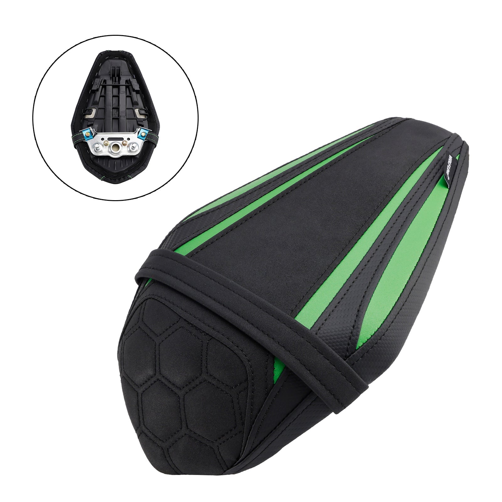 Sella passeggeri posteriore verde per Kawasaki ZX-10R/RR 2021-2023