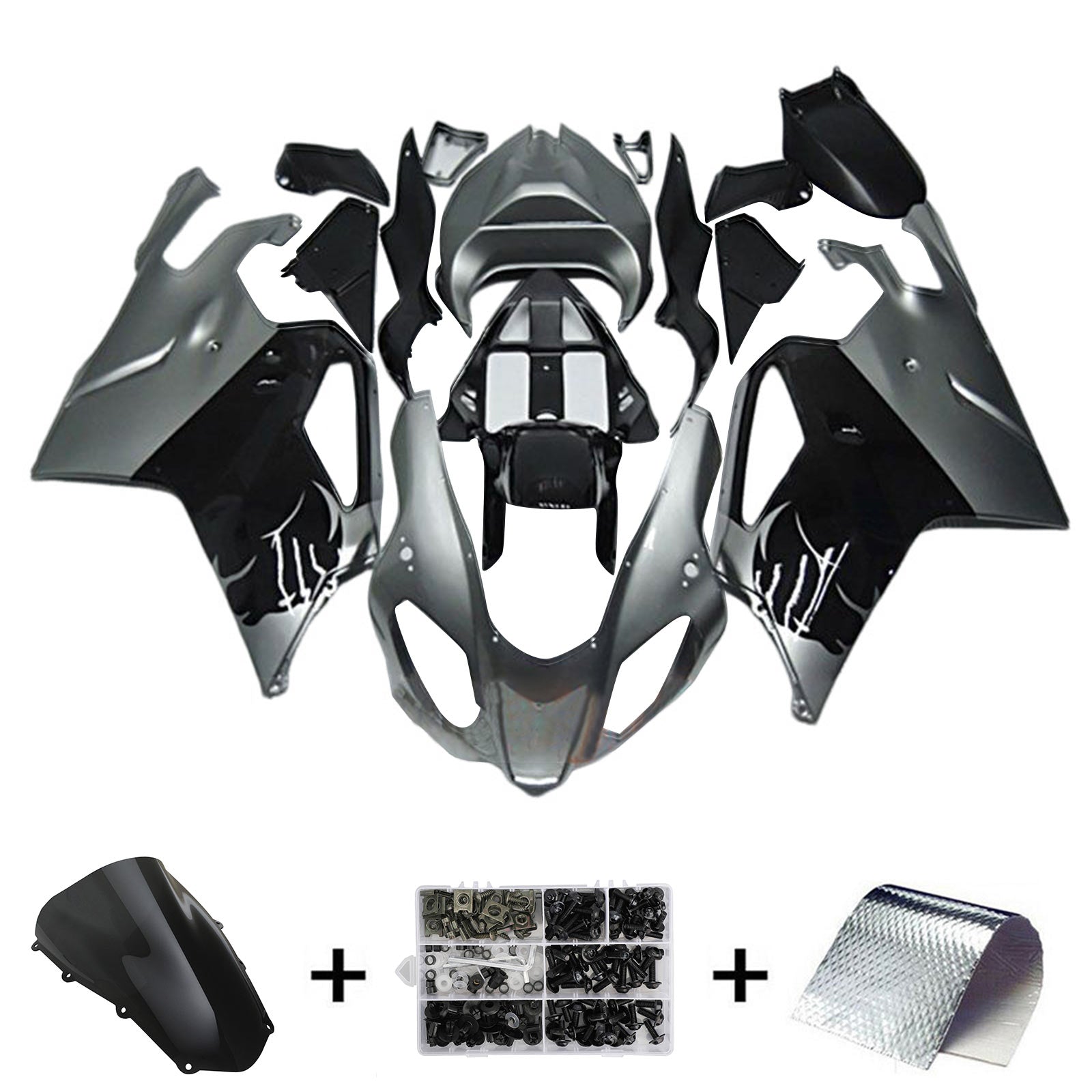 Amotopart Aprilia RSV1000 2003-2006 kunststof kuipwerkset