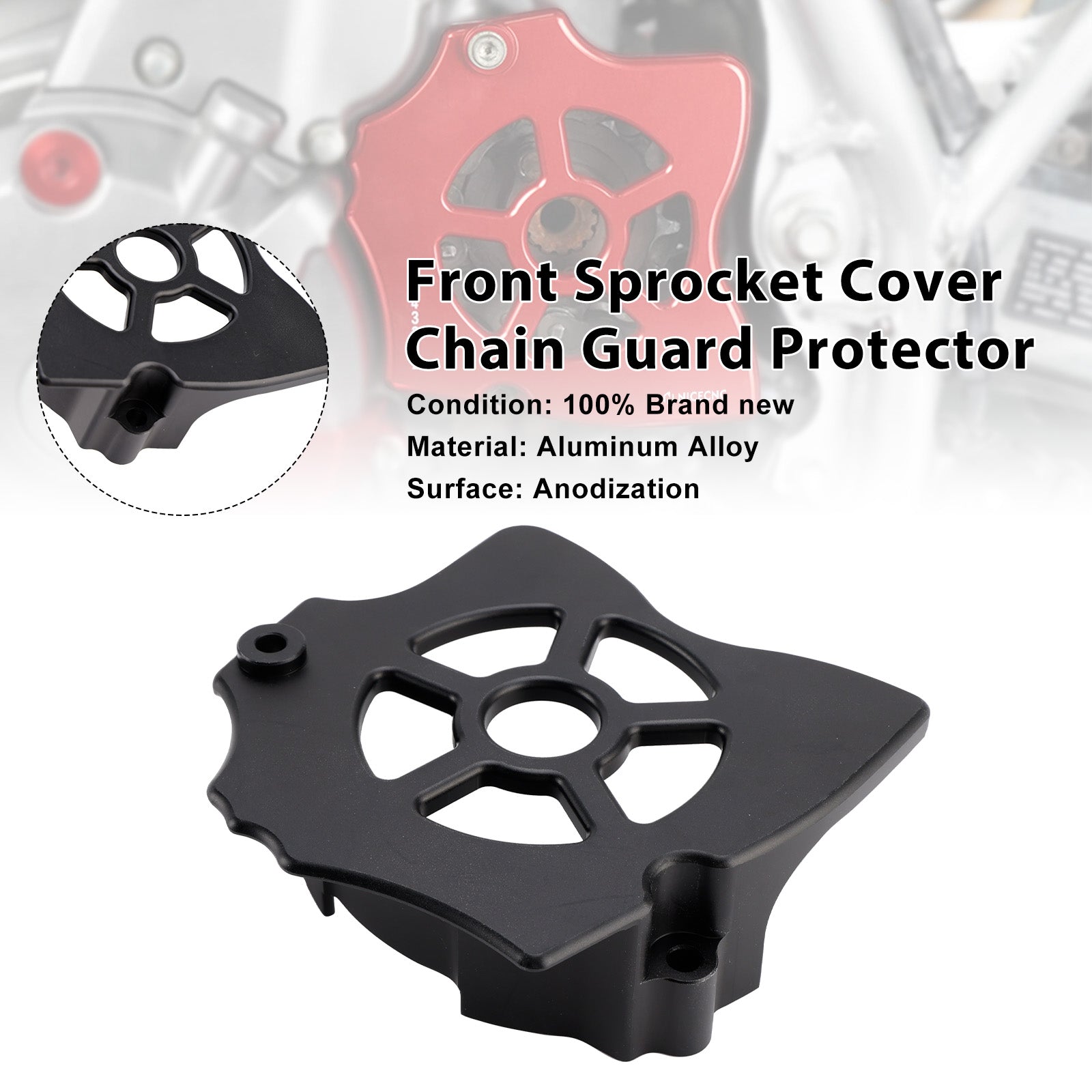 Protection de chaîne et cache-pignon avant pour Honda XR650L (1993-2025)