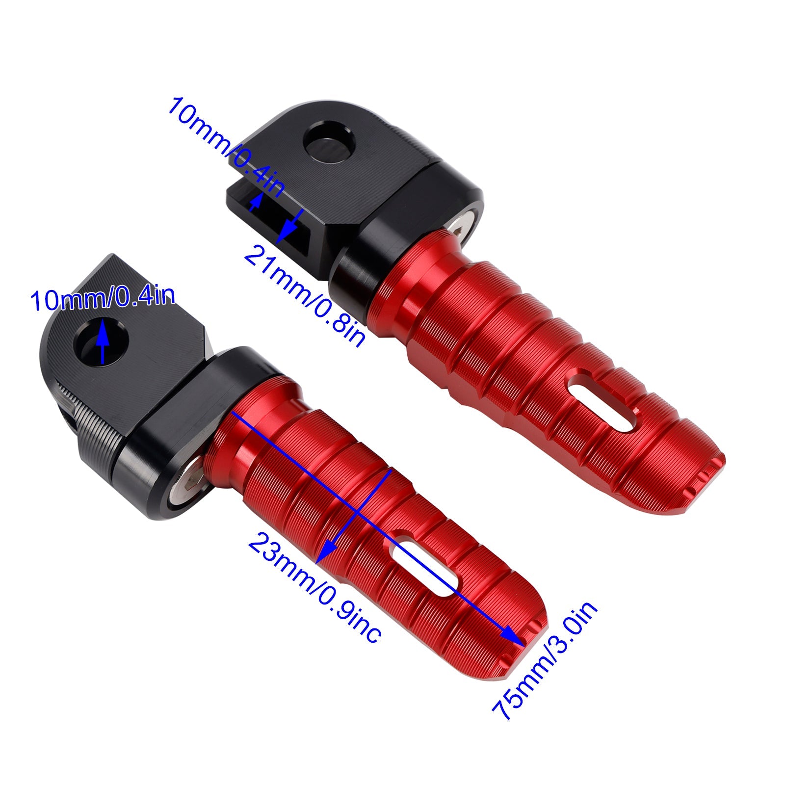 Front poggiapiedi per Kawasaki ZX-4R ZX-4RR 2024-2025 Ninja 400 2018-2024